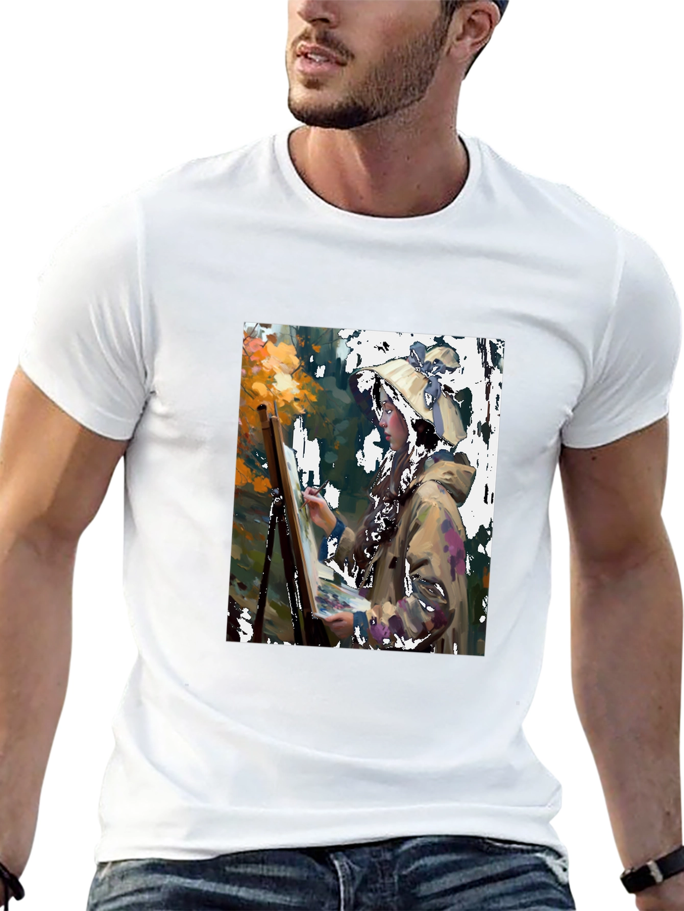 Artist Painting Graphic Tee
