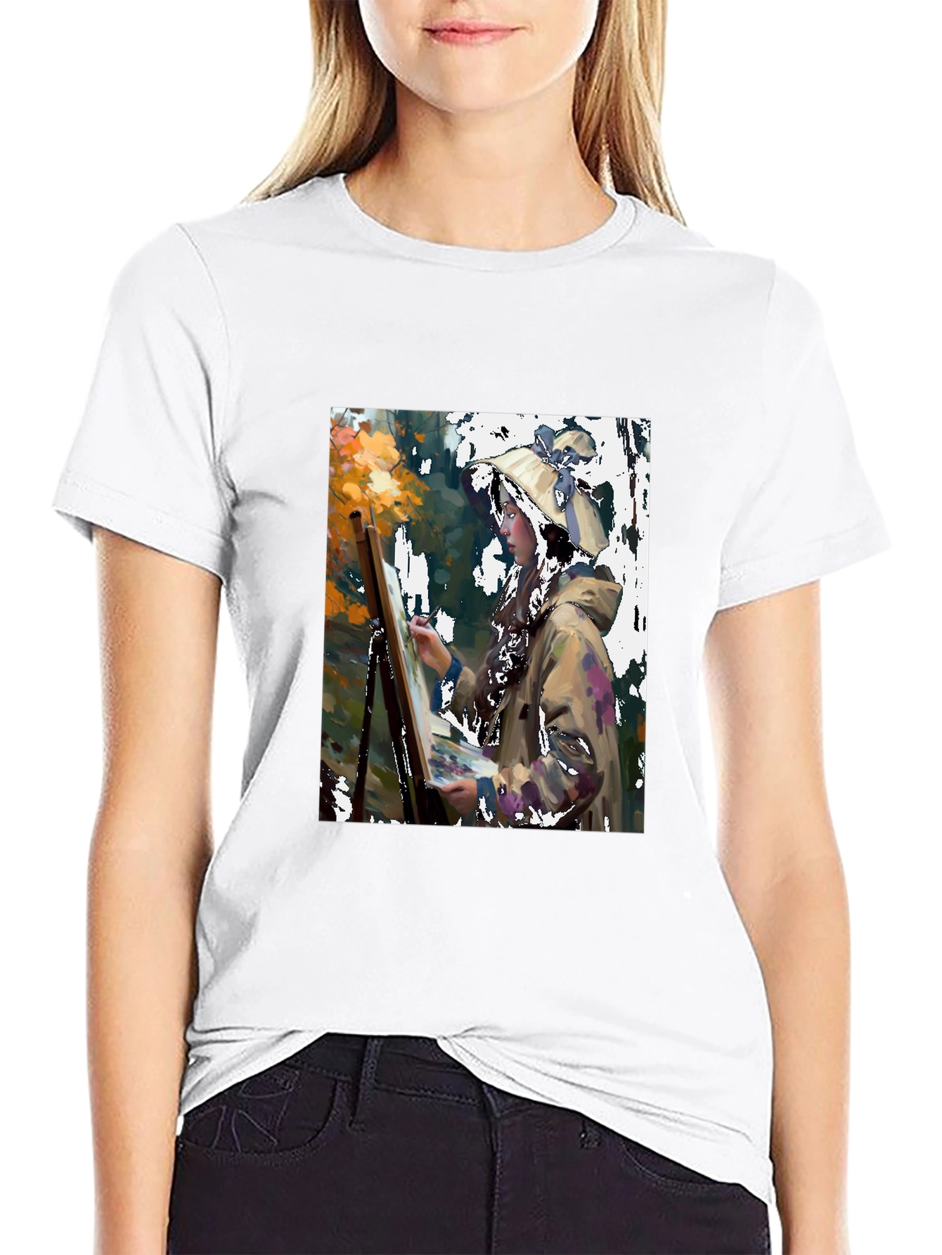Artist Painting Graphic Tee