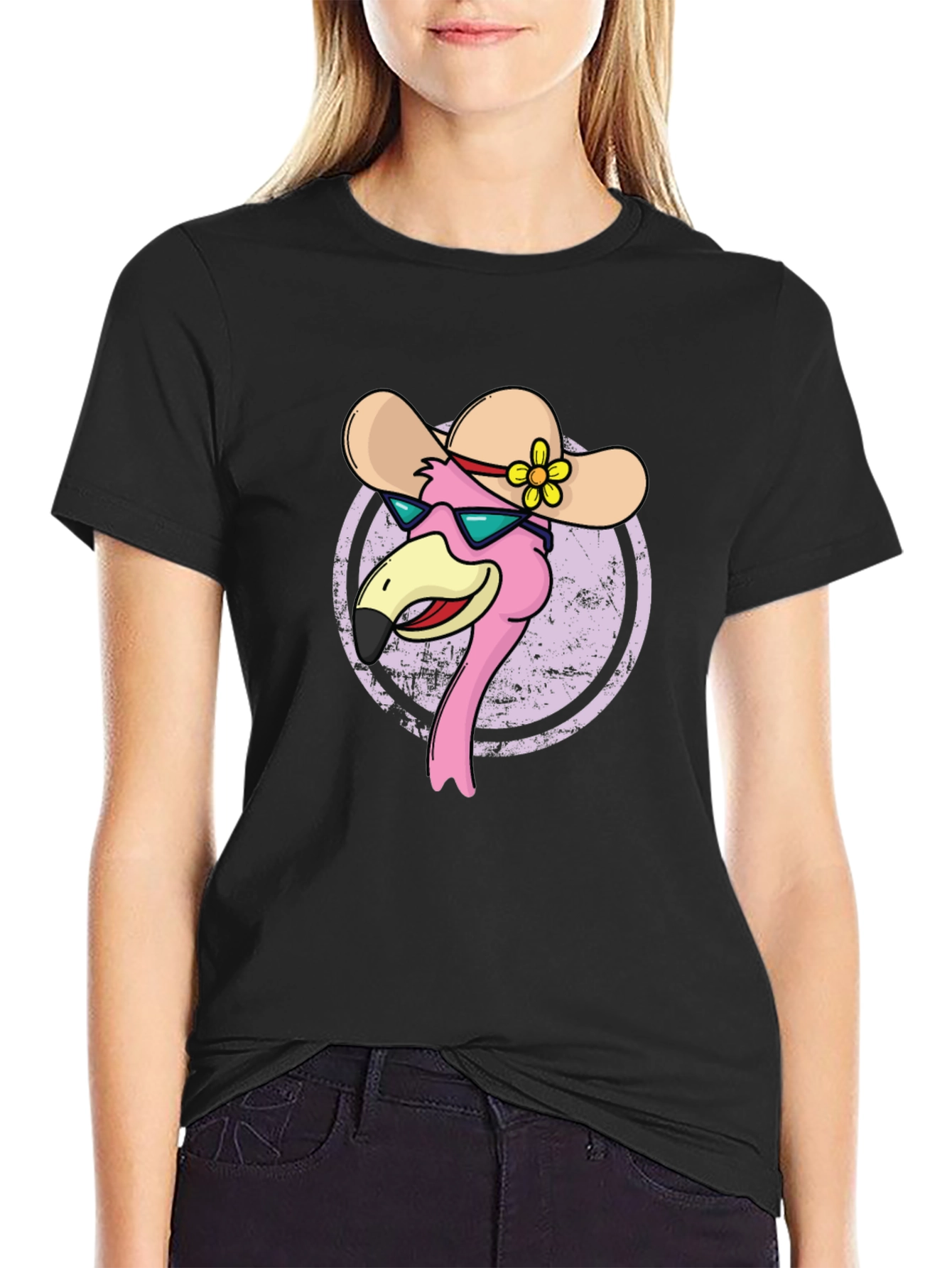 Flamingo Graphic T-Shirt