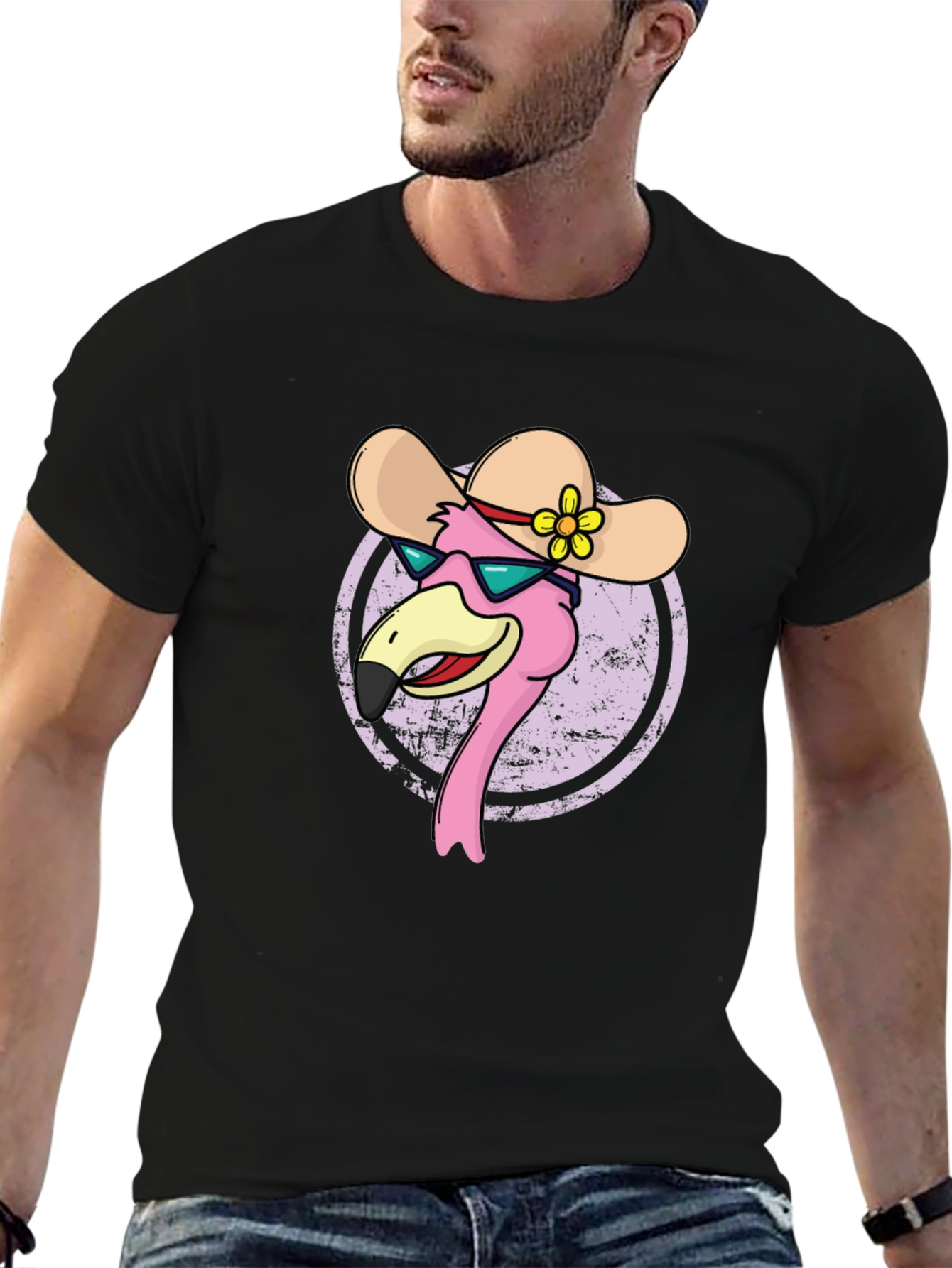Flamingo Graphic T-Shirt