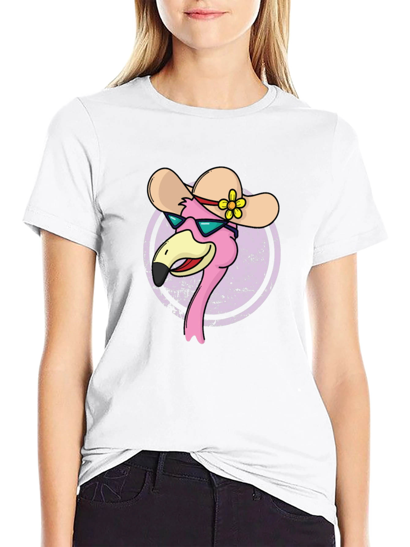 Flamingo Graphic T-Shirt