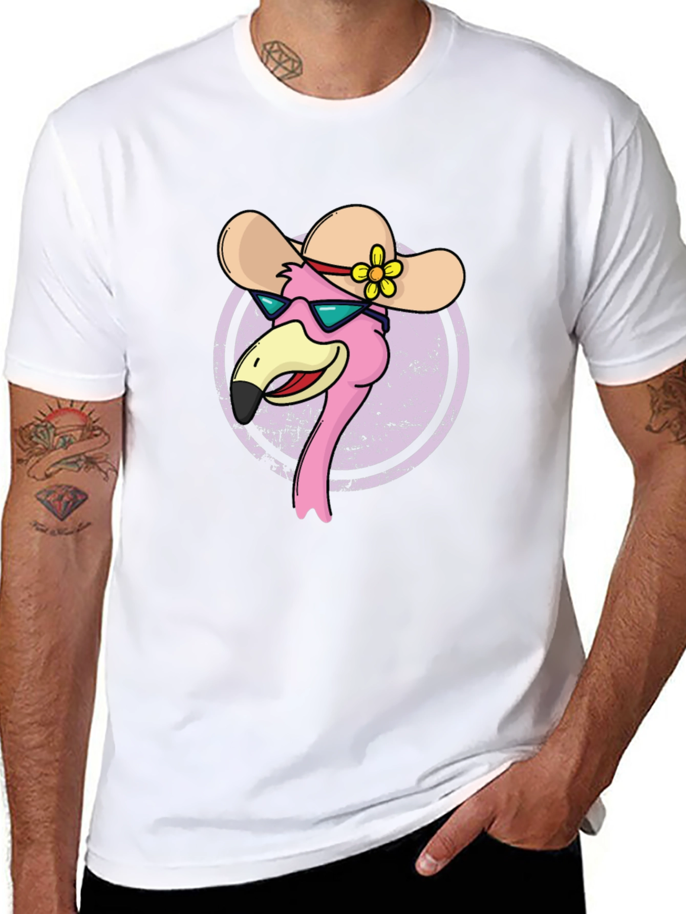 Flamingo Graphic T-Shirt
