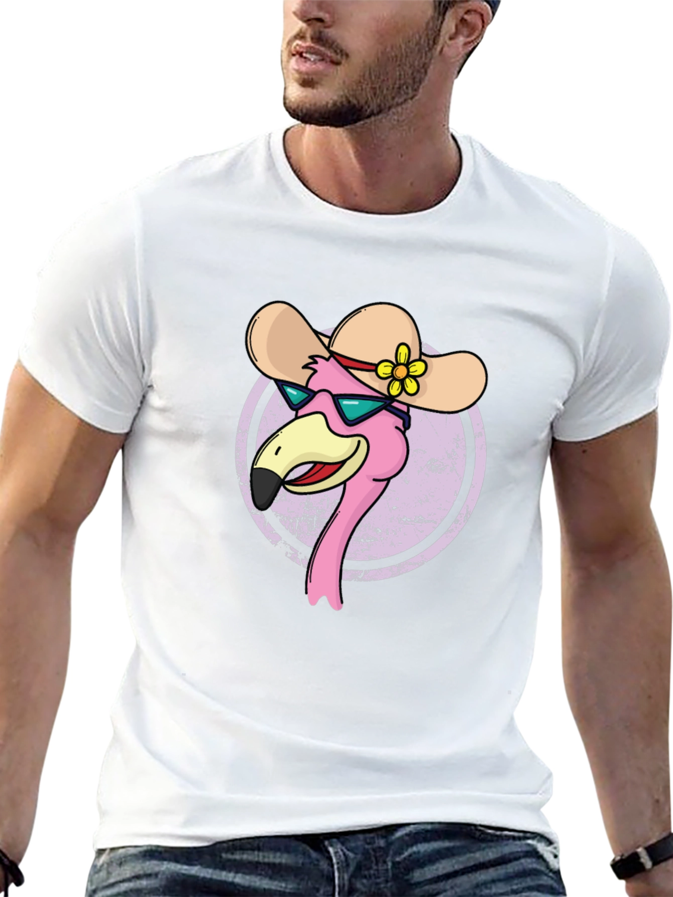 Flamingo Graphic T-Shirt