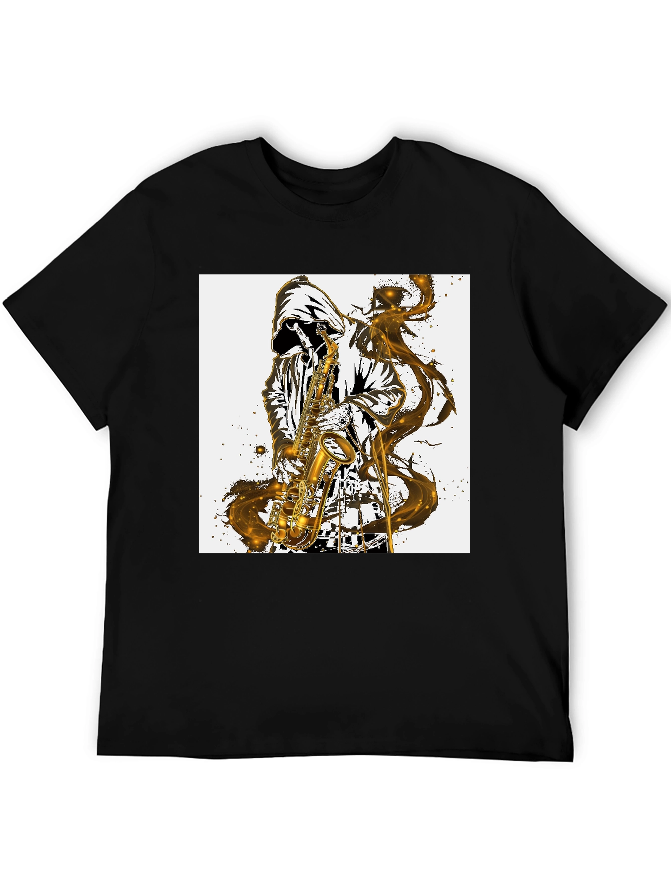 Saxophone Player Graphic T-Shirt - Cool Musician Tee