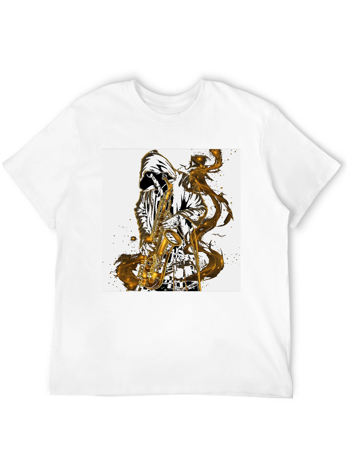 Saxophone Player Graphic T-Shirt - Cool Musician Tee
