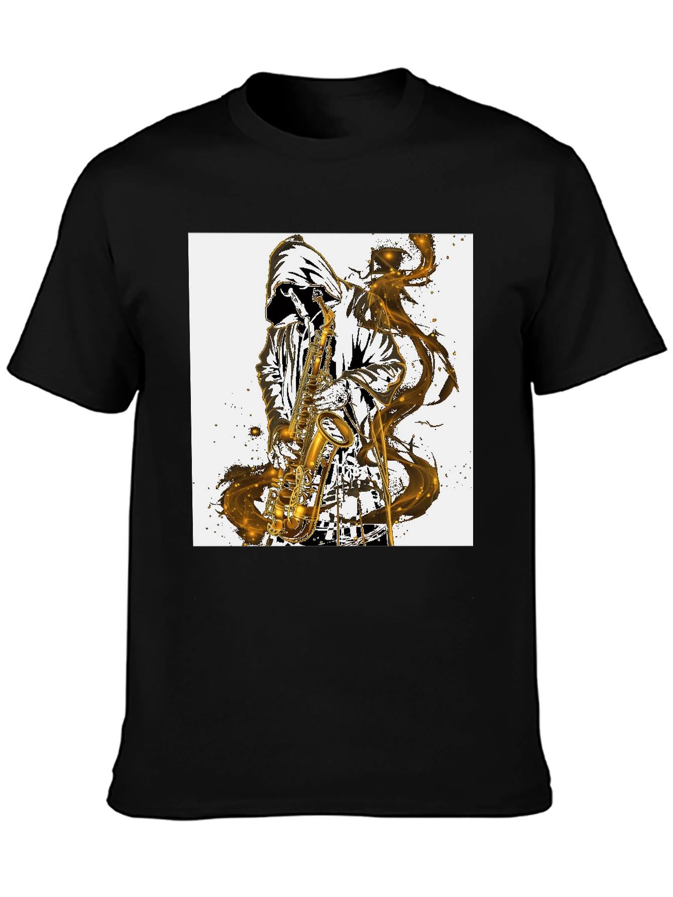 Saxophone Player Graphic T-Shirt - Cool Musician Tee