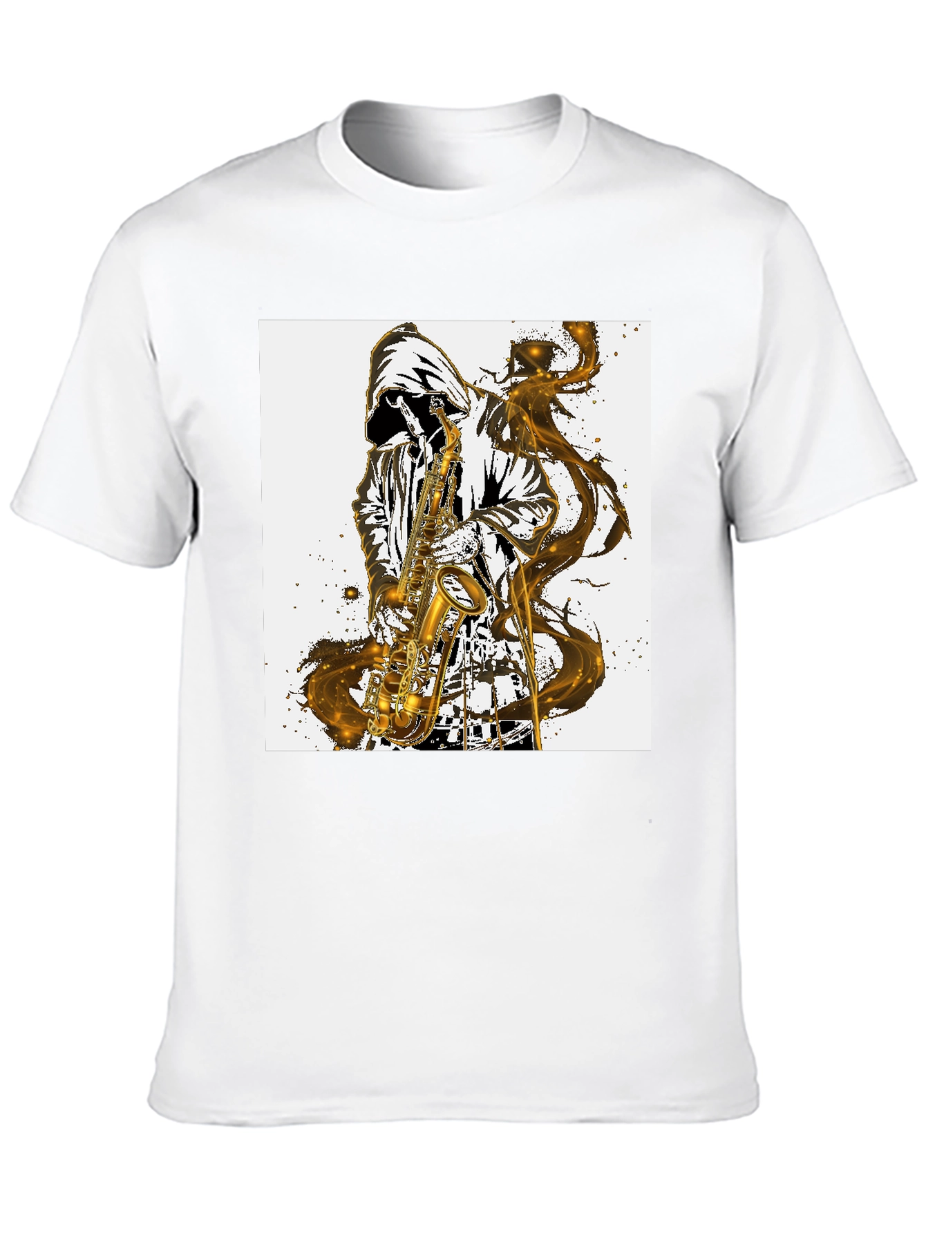 Saxophone Player Graphic T-Shirt - Cool Musician Tee