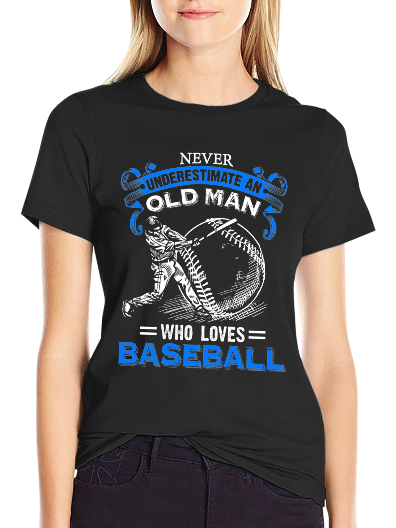 Baseball Old Man T-Shirt