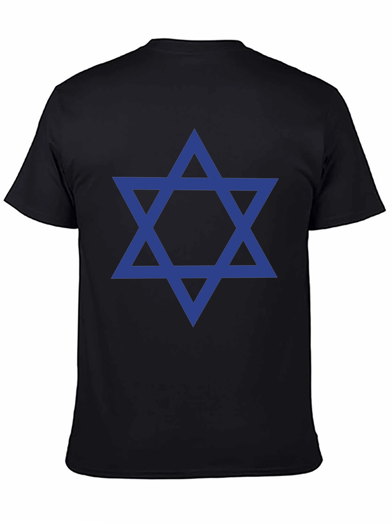 Star of David Mens Black T-Shirt