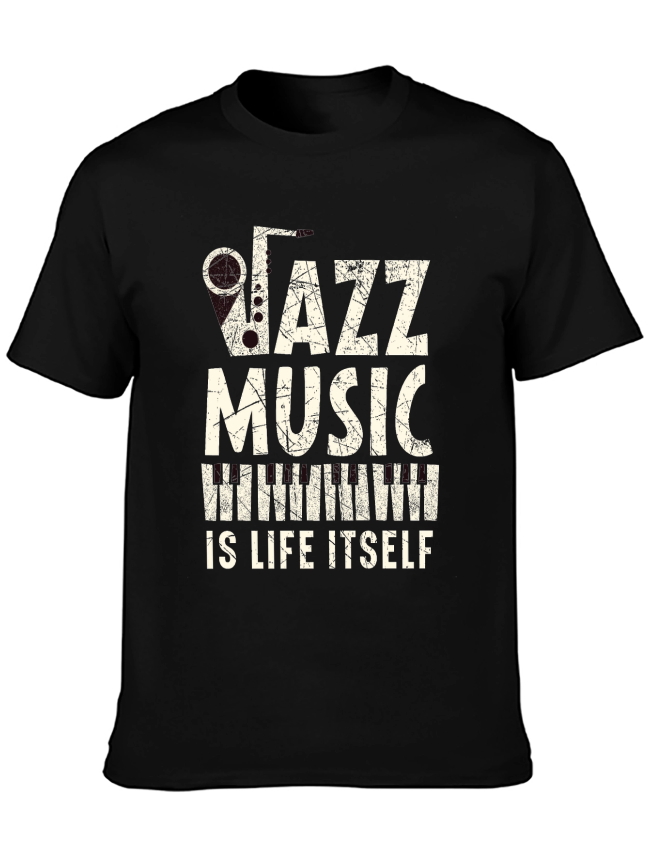 Jazz Music is Life Itself Graphic T-Shirt