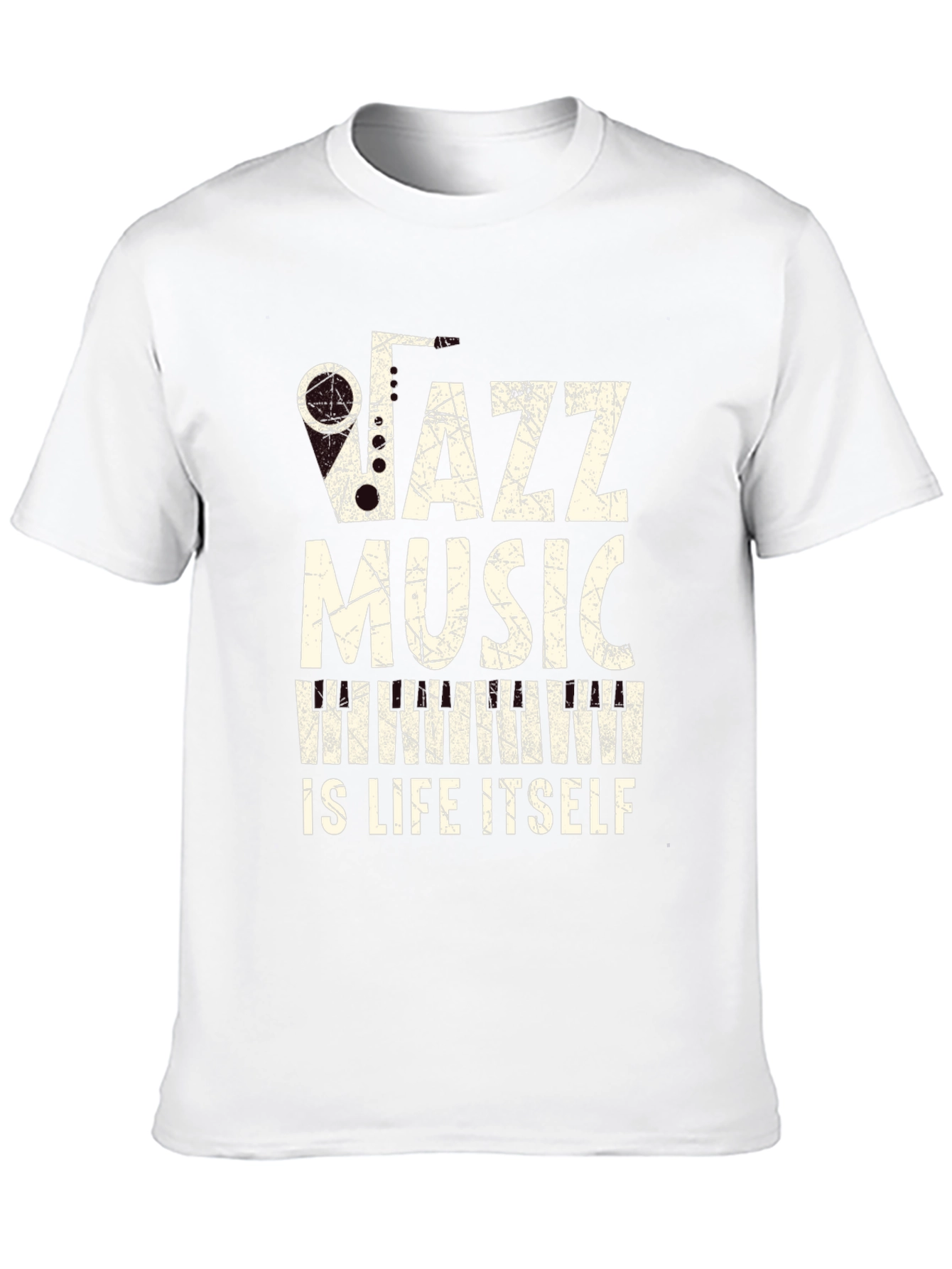 Jazz Music is Life Itself Graphic T-Shirt