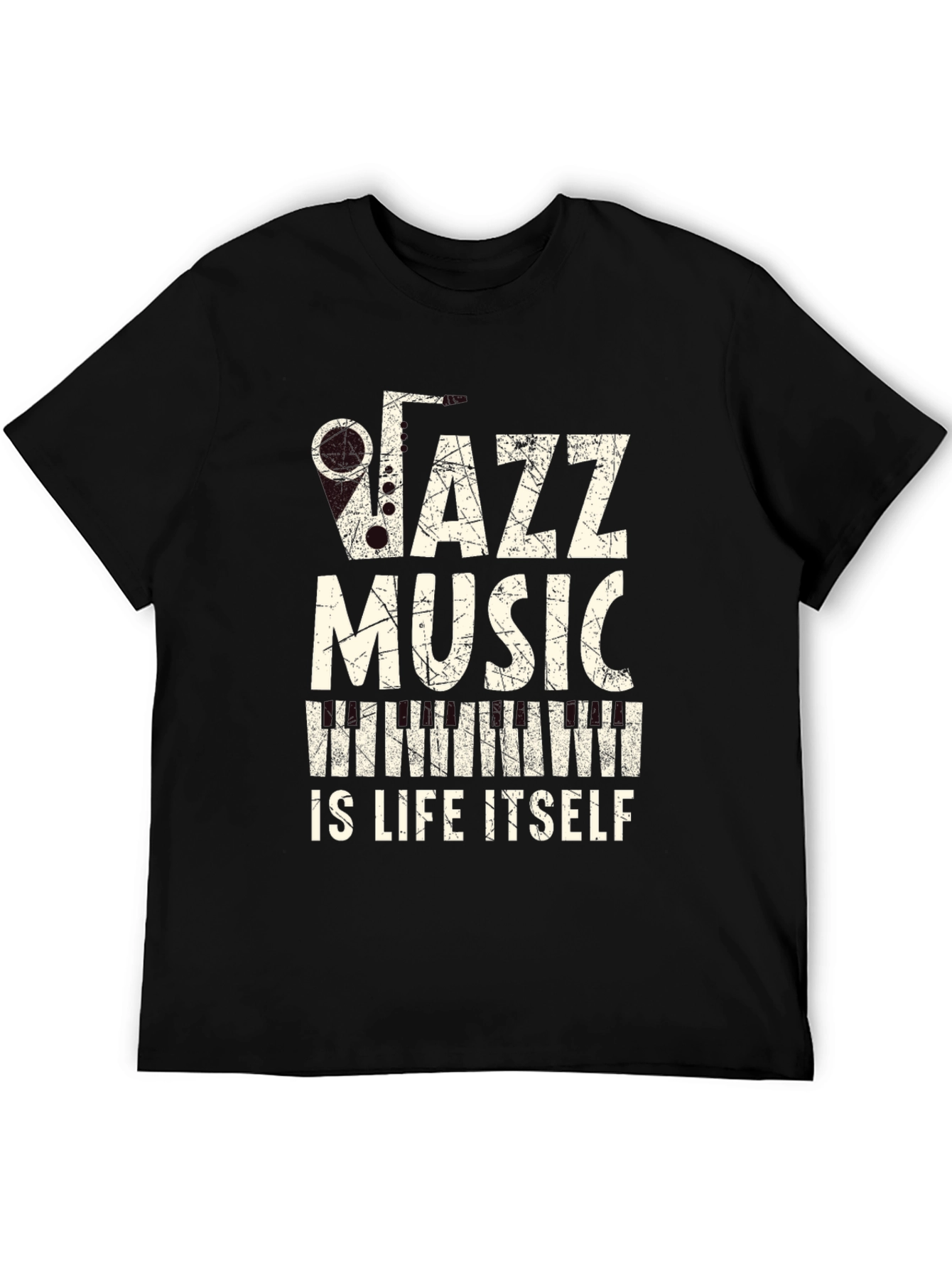 Jazz Music is Life Itself Graphic T-Shirt
