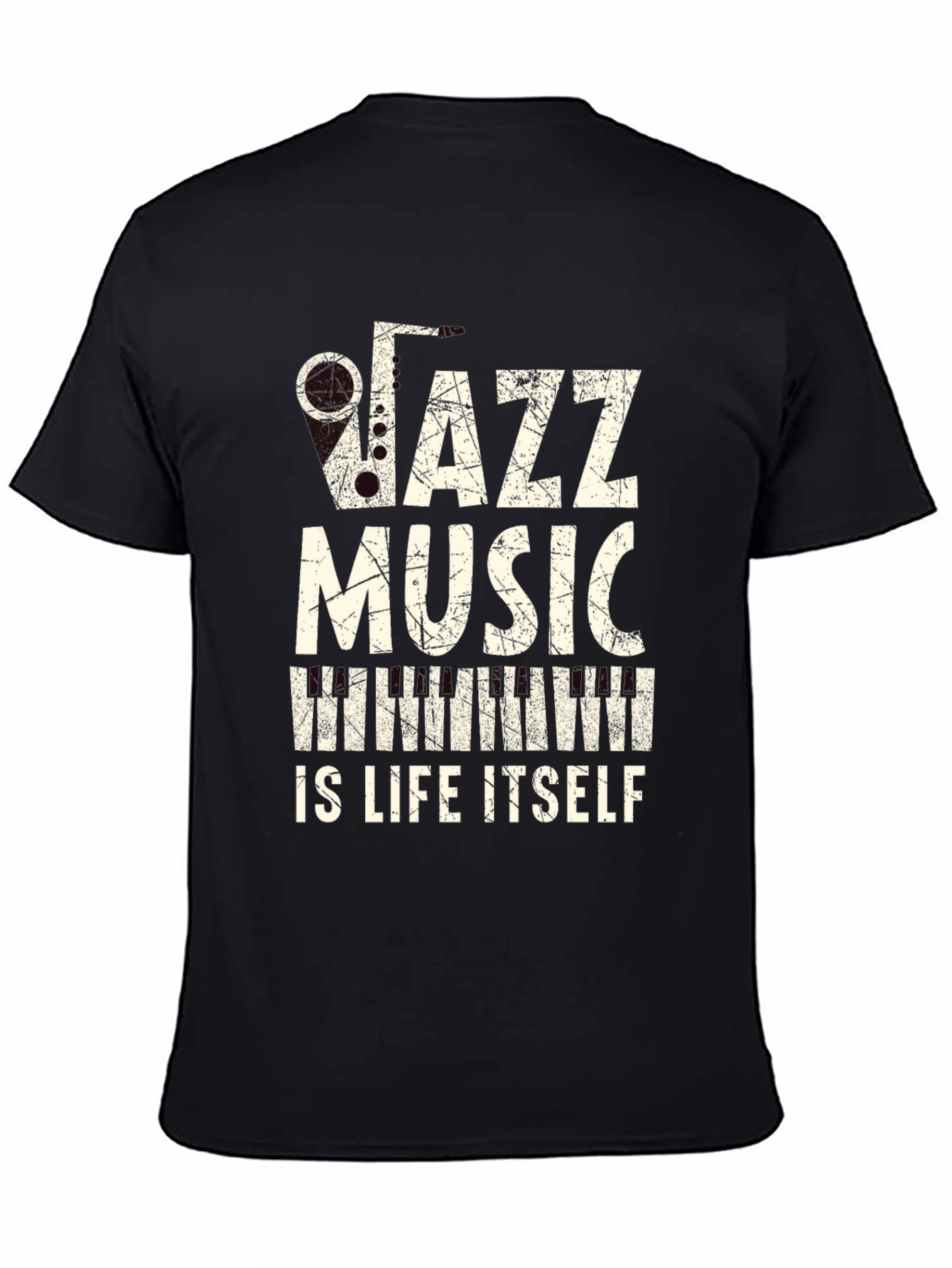 Jazz Music is Life Itself Graphic T-Shirt