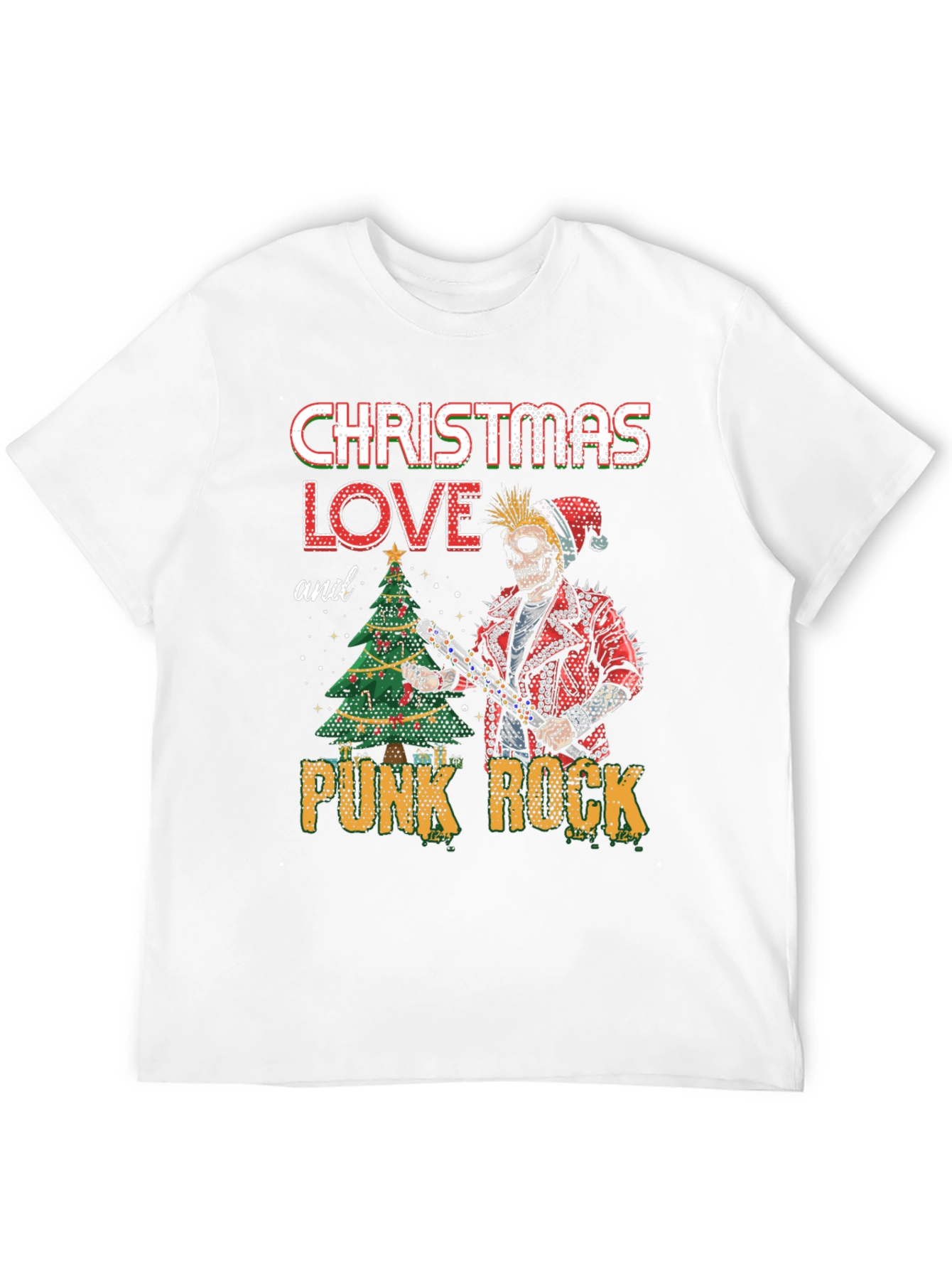 Christmas Love Punk Rock Tee