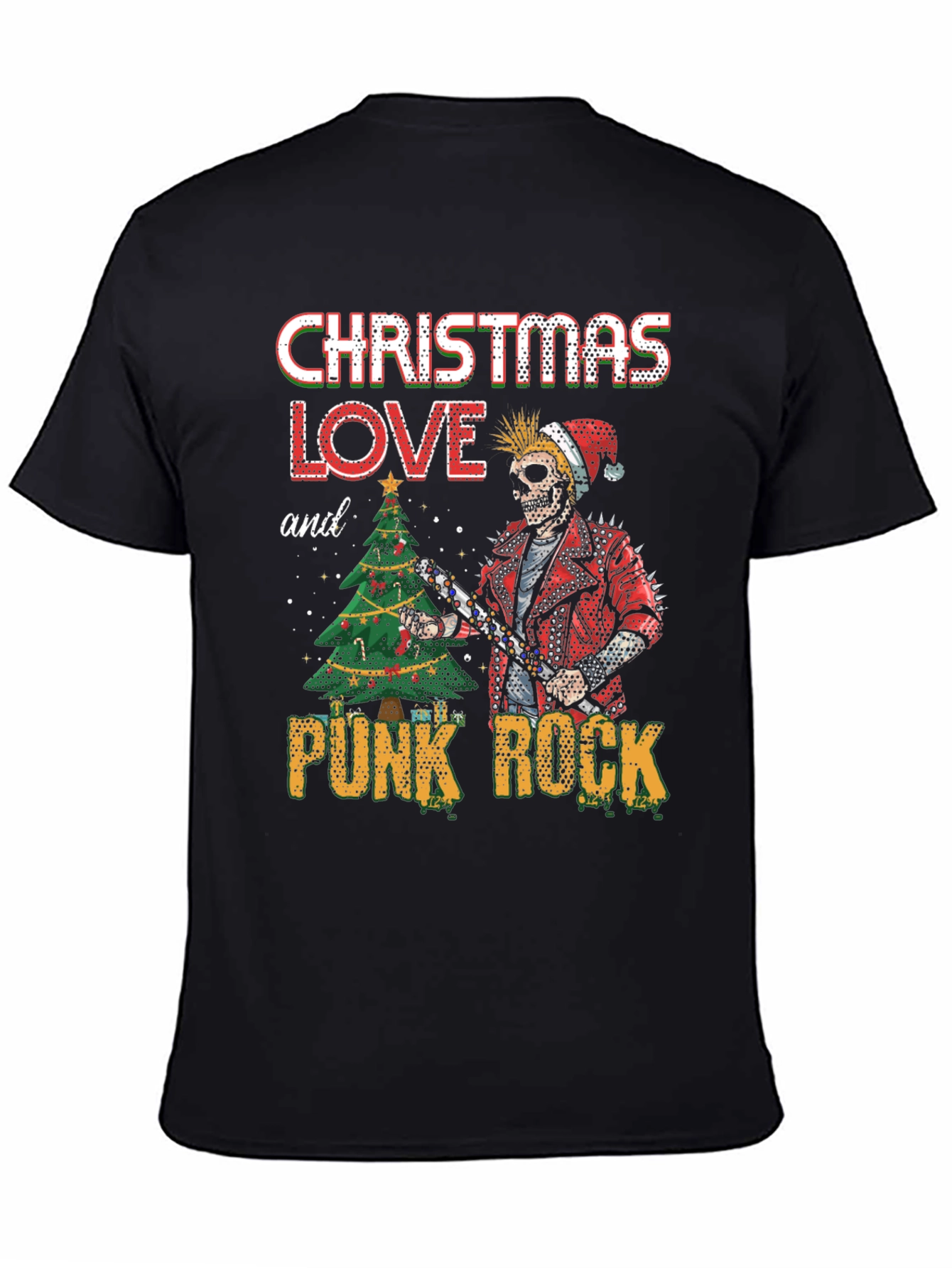 Christmas Love Punk Rock Tee