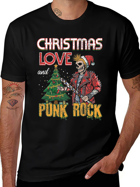 Christmas Love Punk Rock Tee