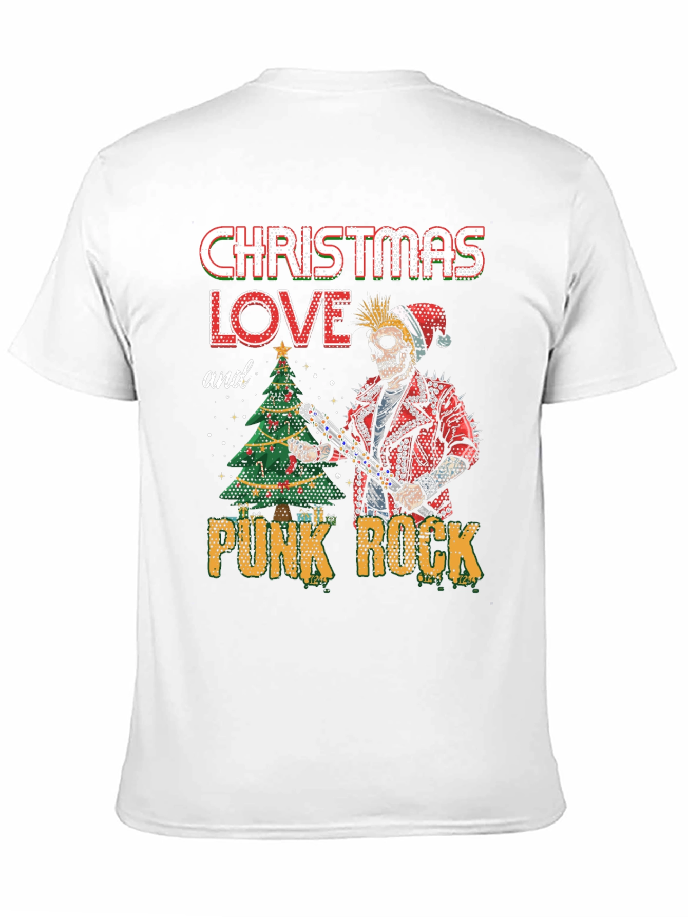 Christmas Love Punk Rock Tee