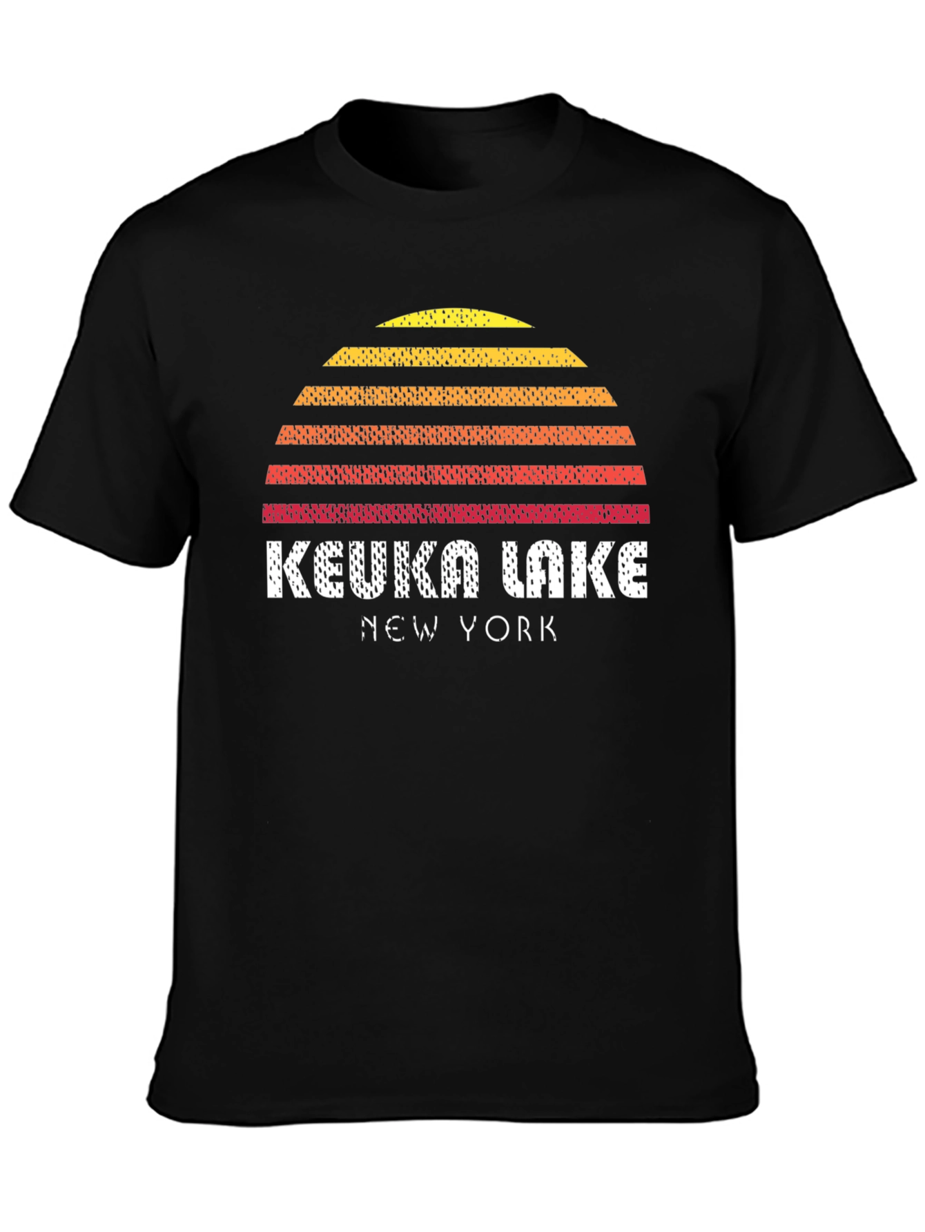 Keuka Lake New York Sunset Graphic Tee