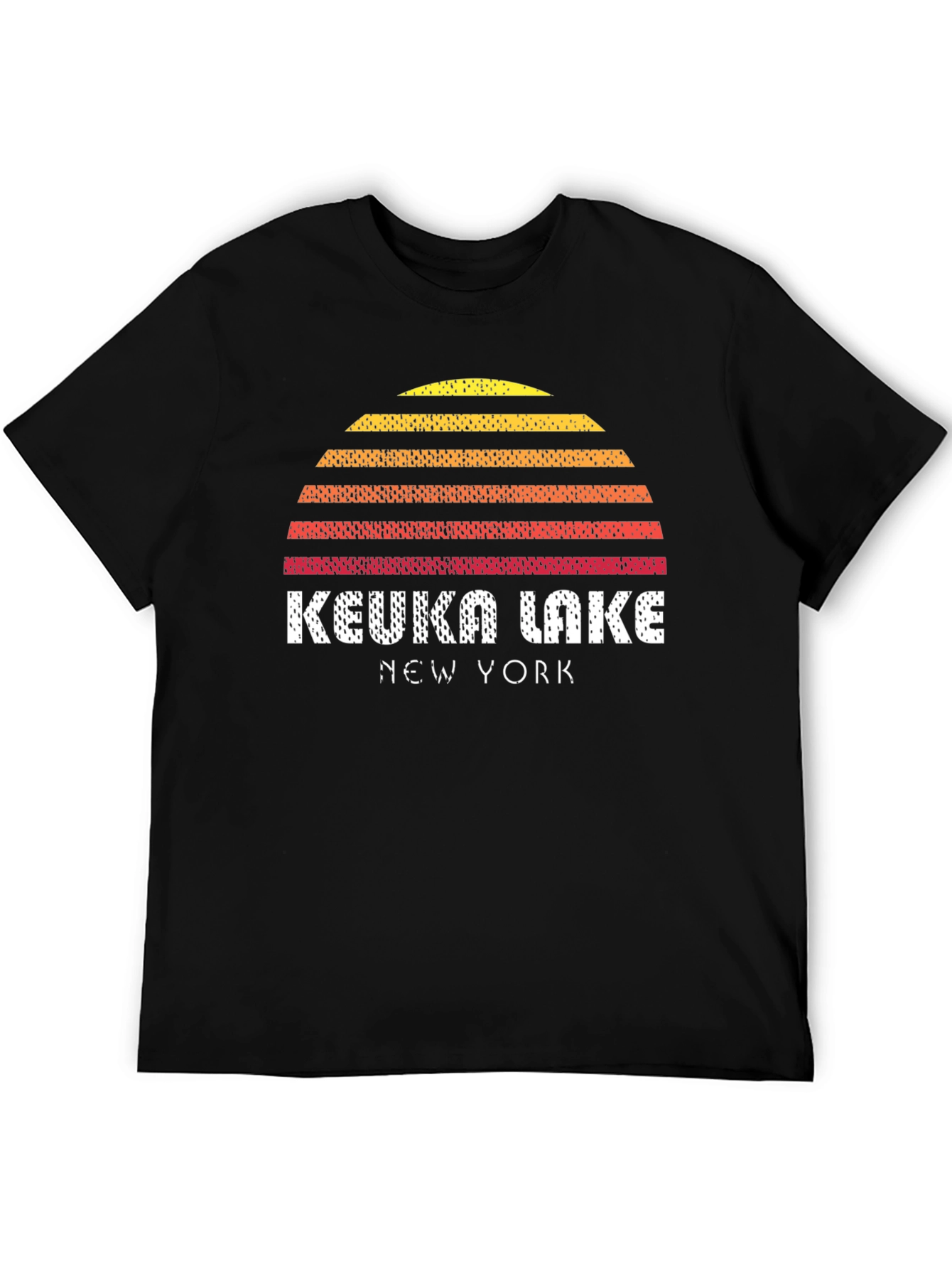 Keuka Lake New York Sunset Graphic Tee