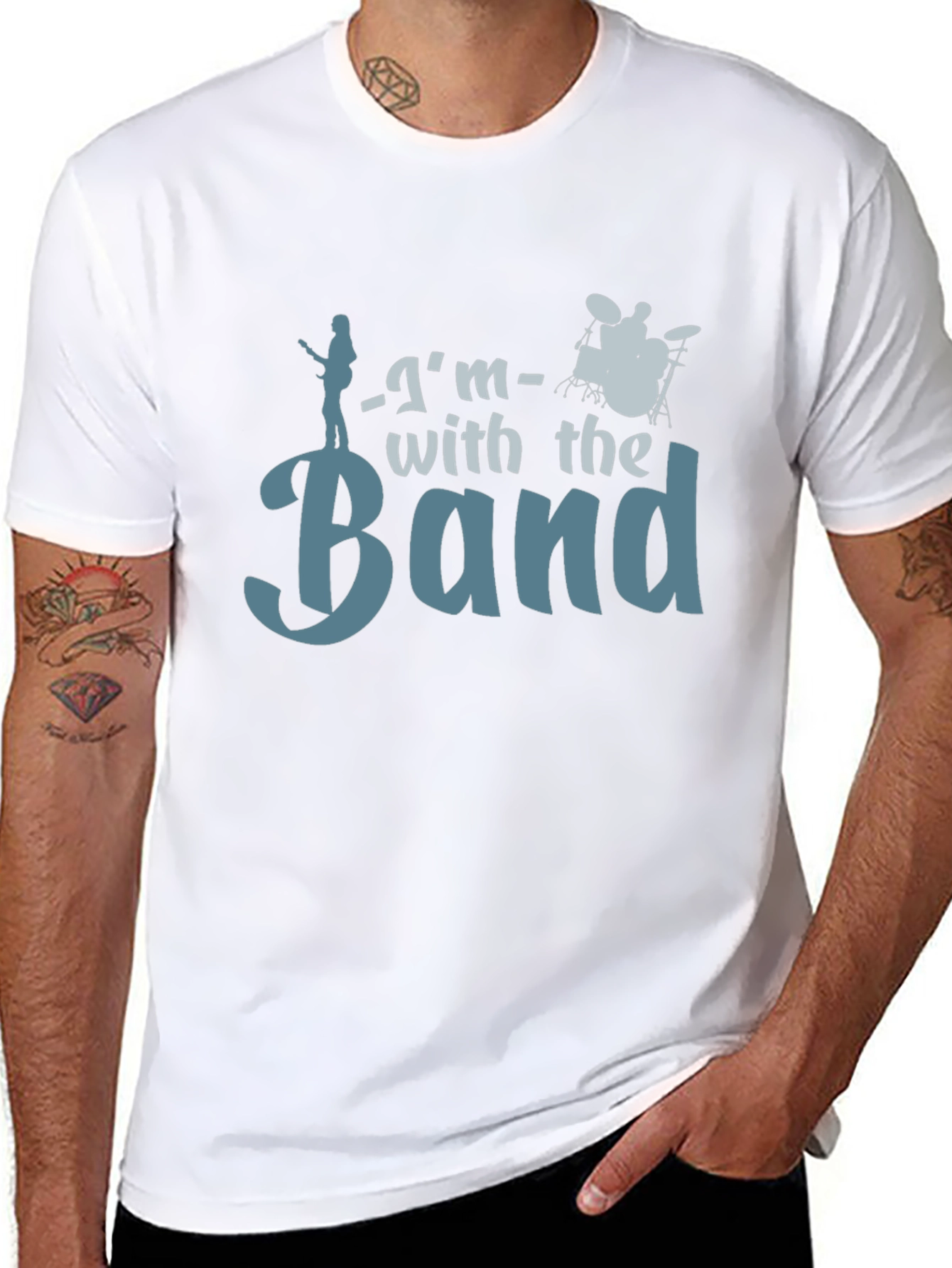 Im With The Band Graphic Tee - Black