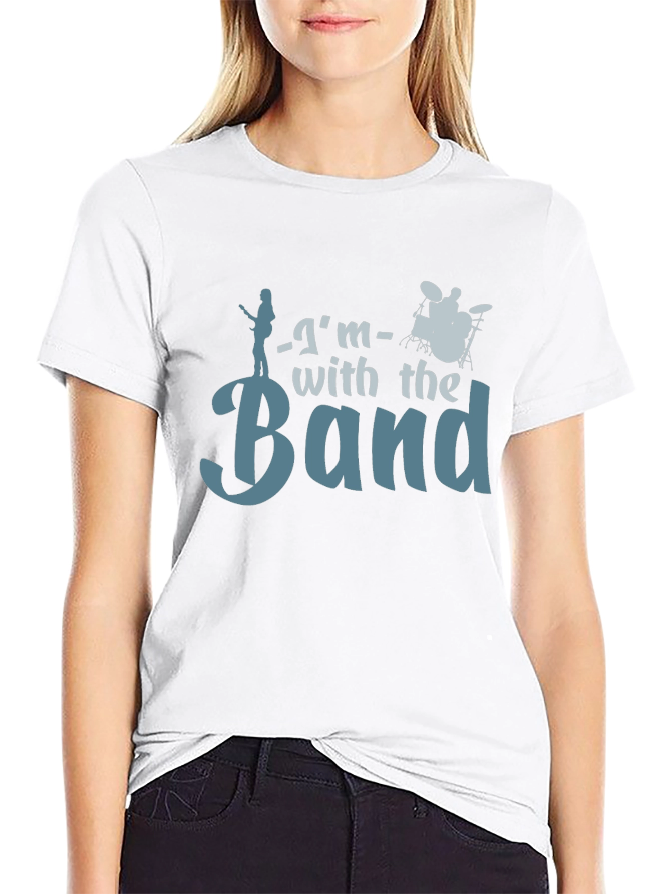 Im With The Band Graphic Tee - Black