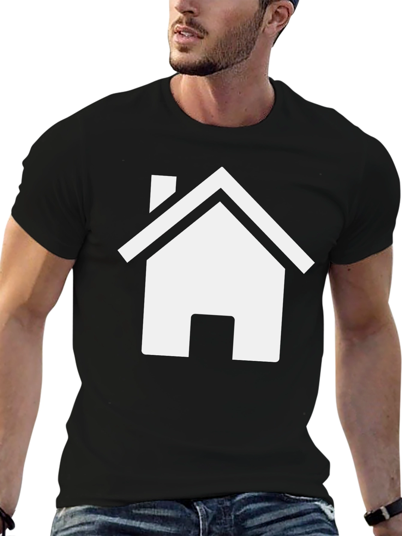 Home Icon Graphic Tee - Simple Comfort