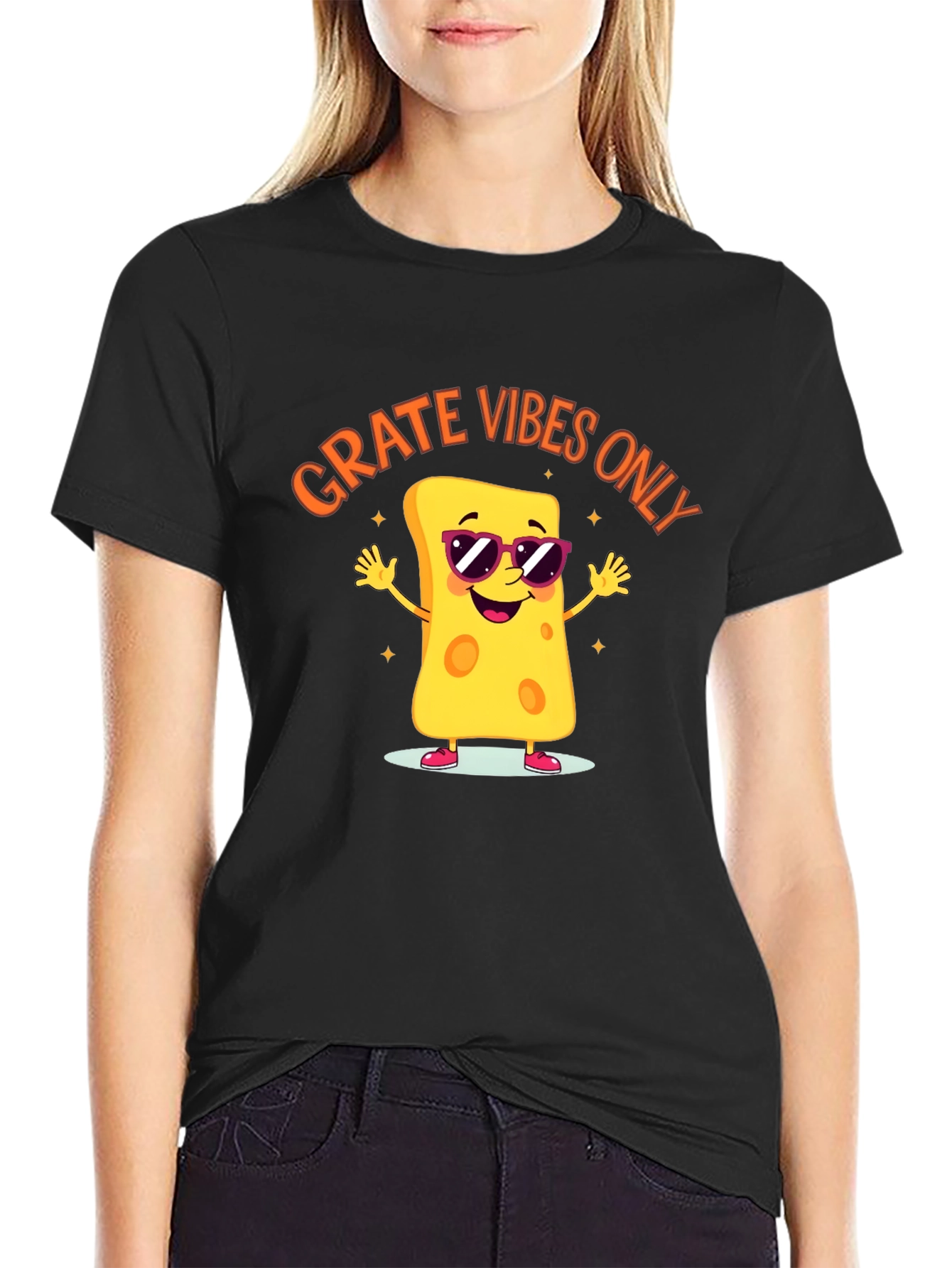 Grate Vibes Only Cheese T-Shirt