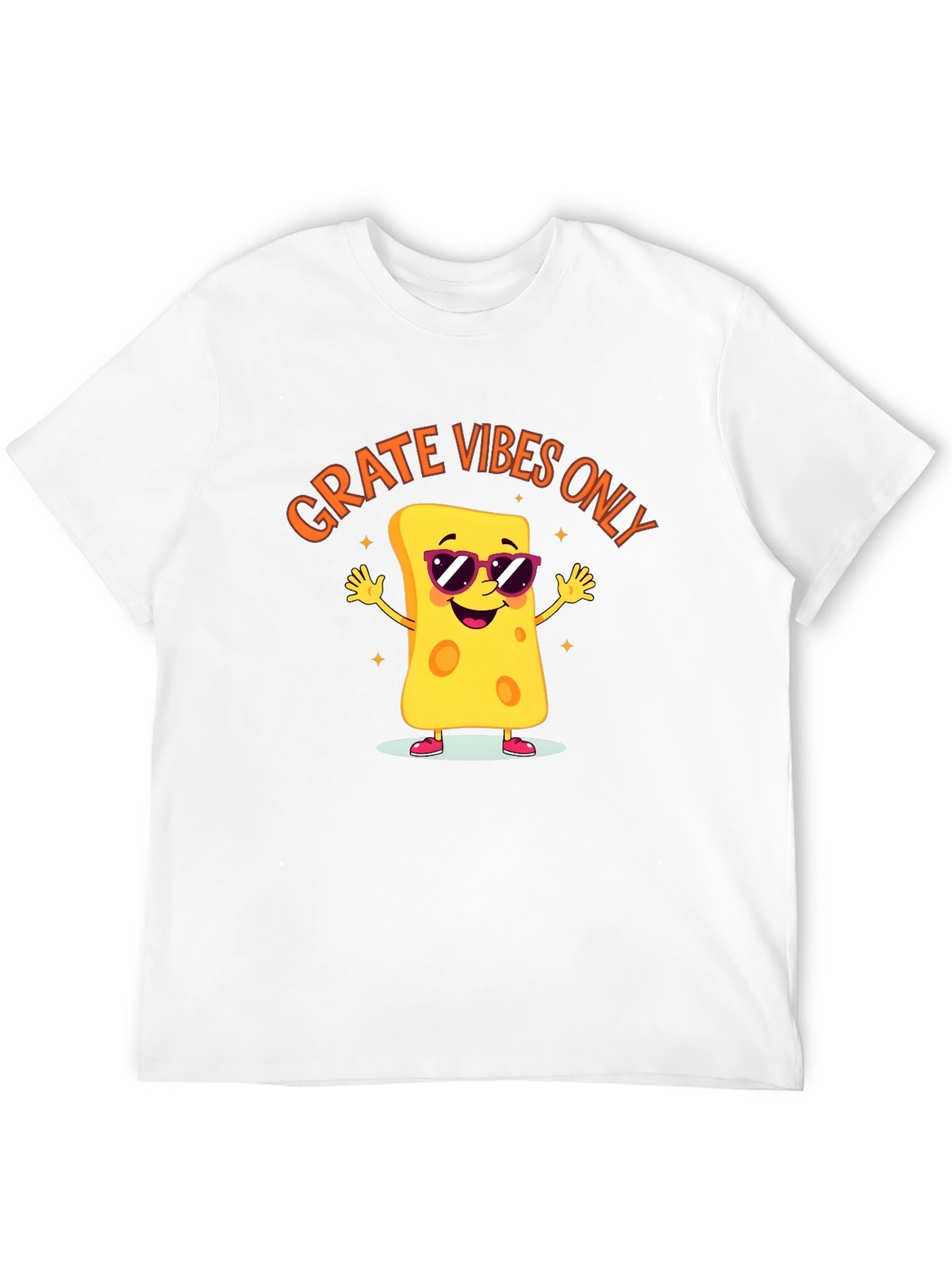 Grate Vibes Only Cheese T-Shirt