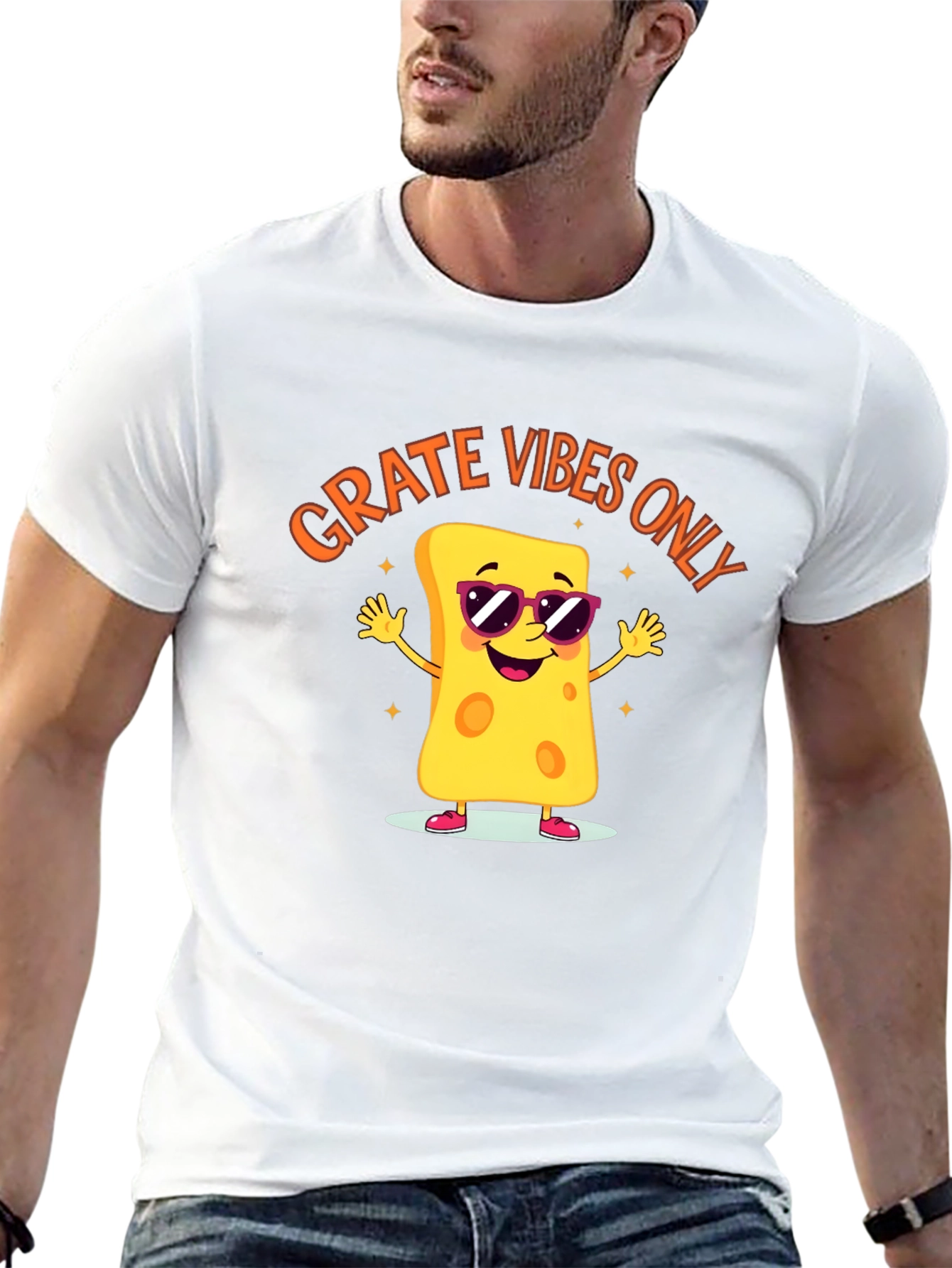 Grate Vibes Only Cheese T-Shirt
