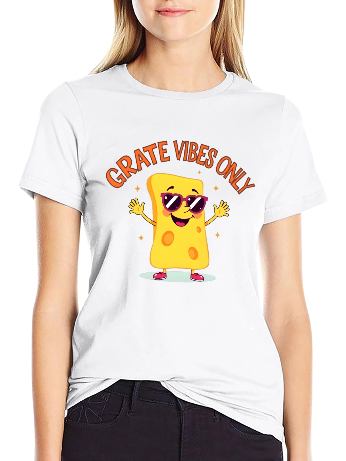 Grate Vibes Only Cheese T-Shirt