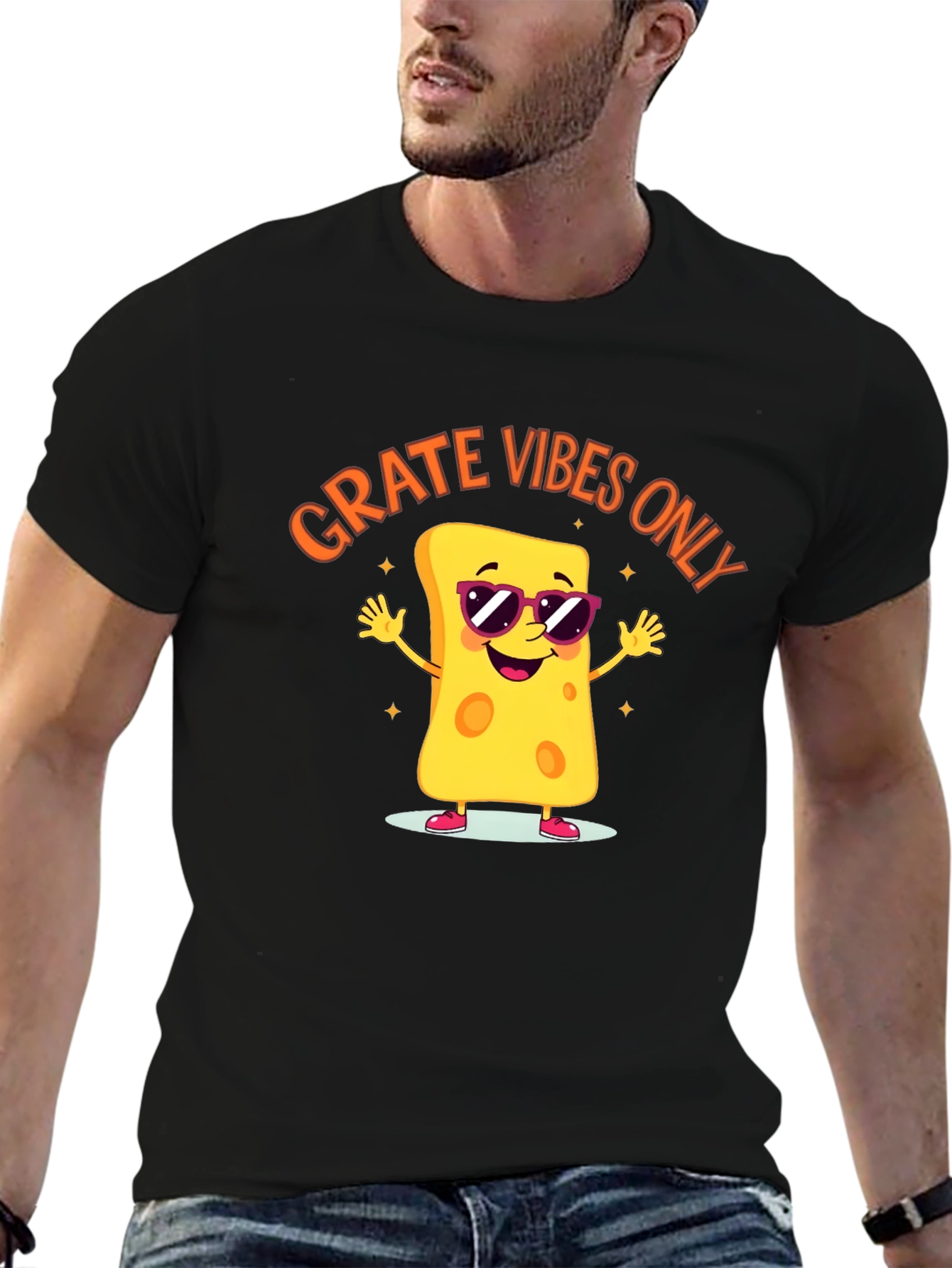 Grate Vibes Only Cheese T-Shirt