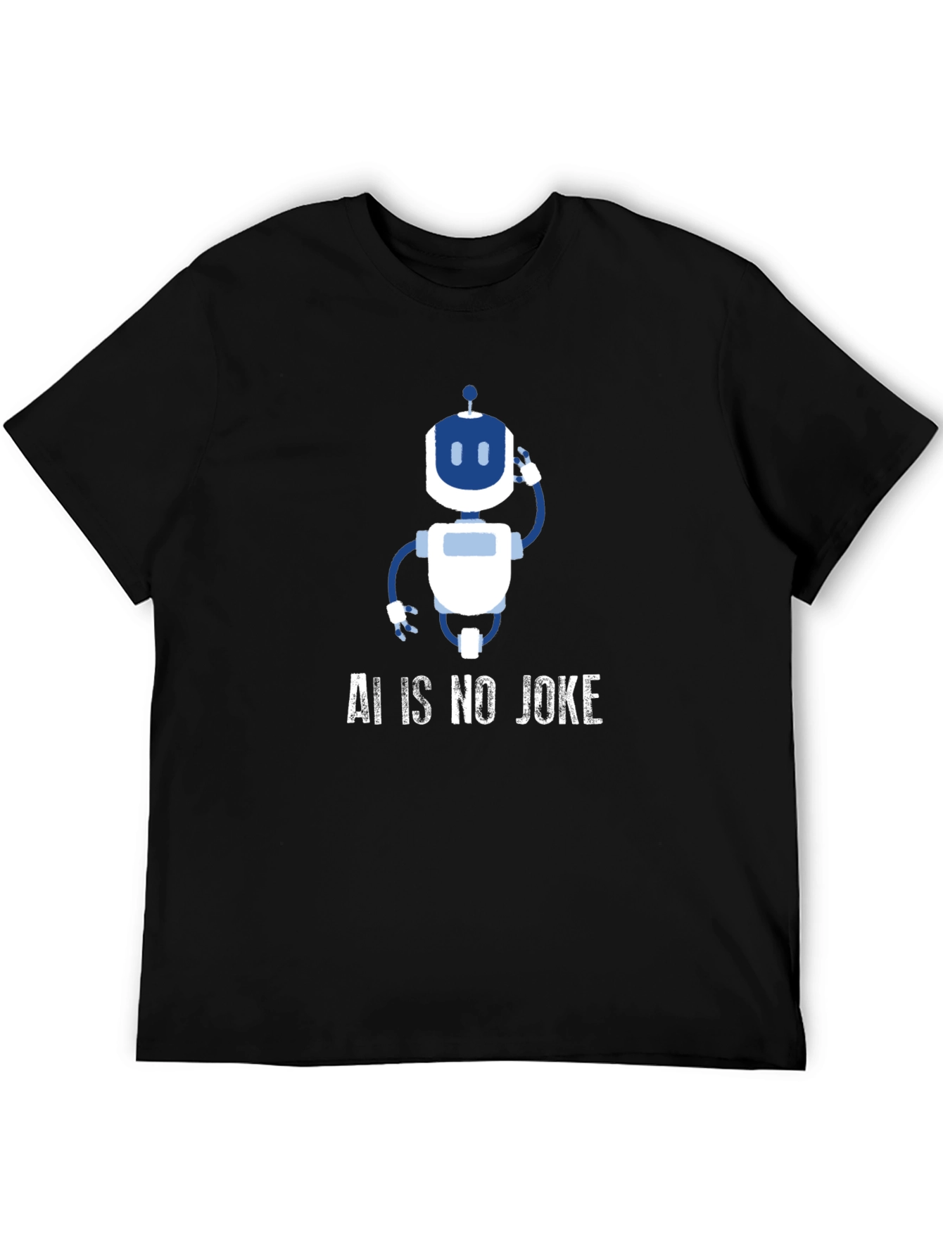AI is No Joke Robot Graphic T-Shirt