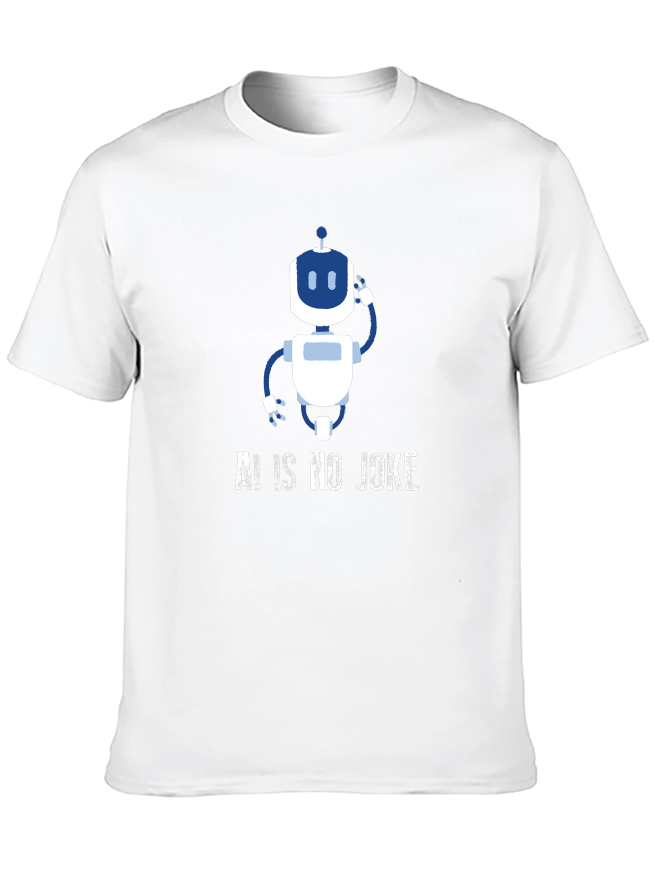 AI is No Joke Robot Graphic T-Shirt