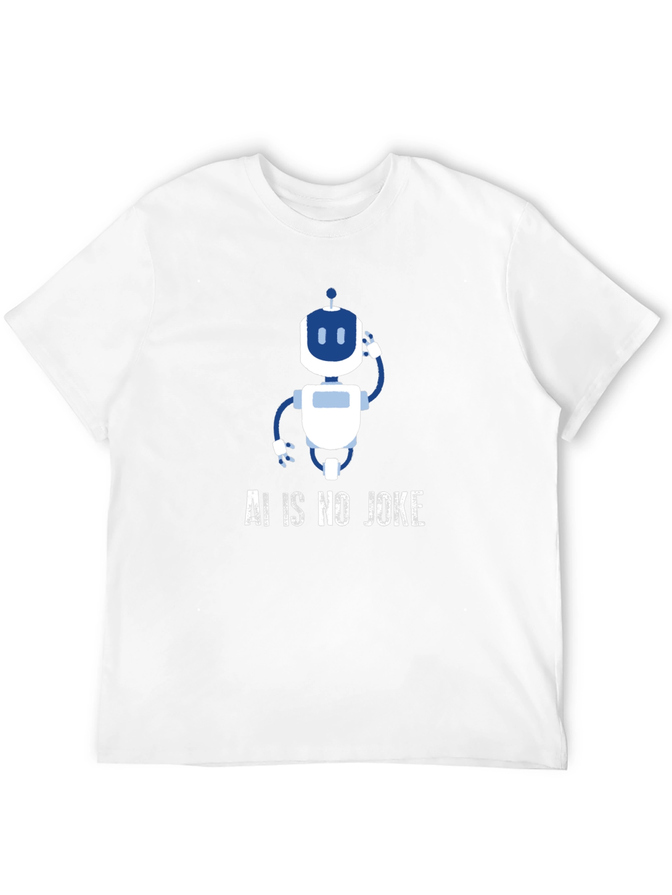 AI is No Joke Robot Graphic T-Shirt