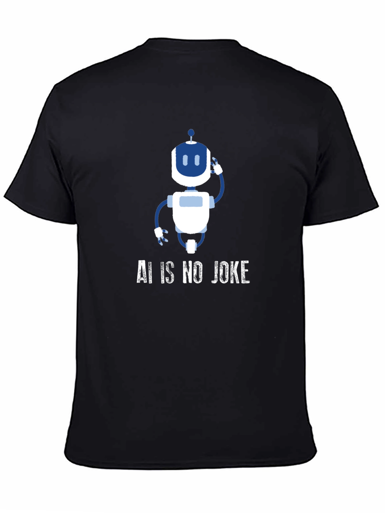 AI is No Joke Robot Graphic T-Shirt