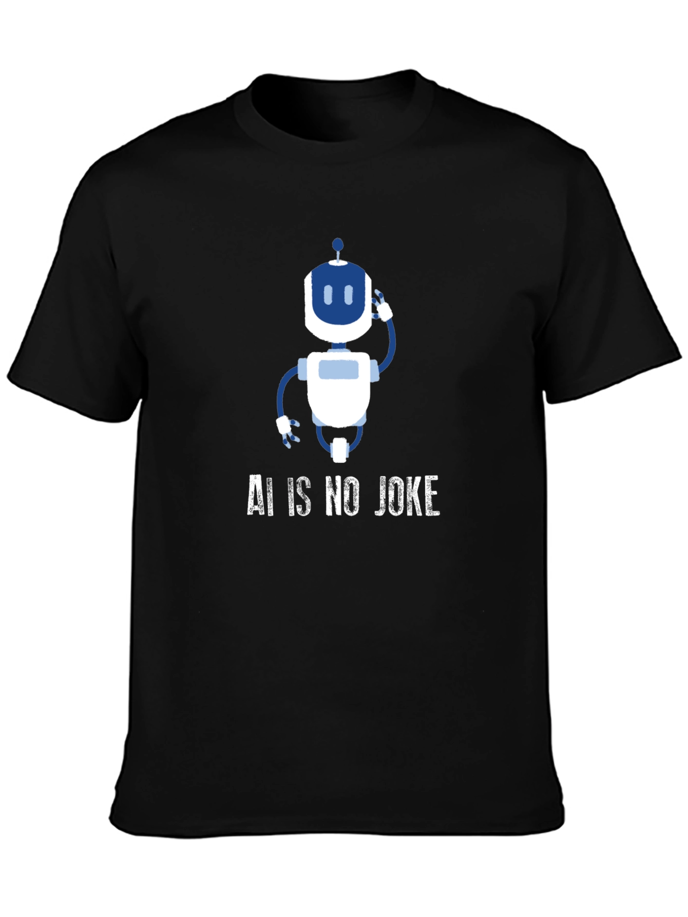 AI is No Joke Robot Graphic T-Shirt
