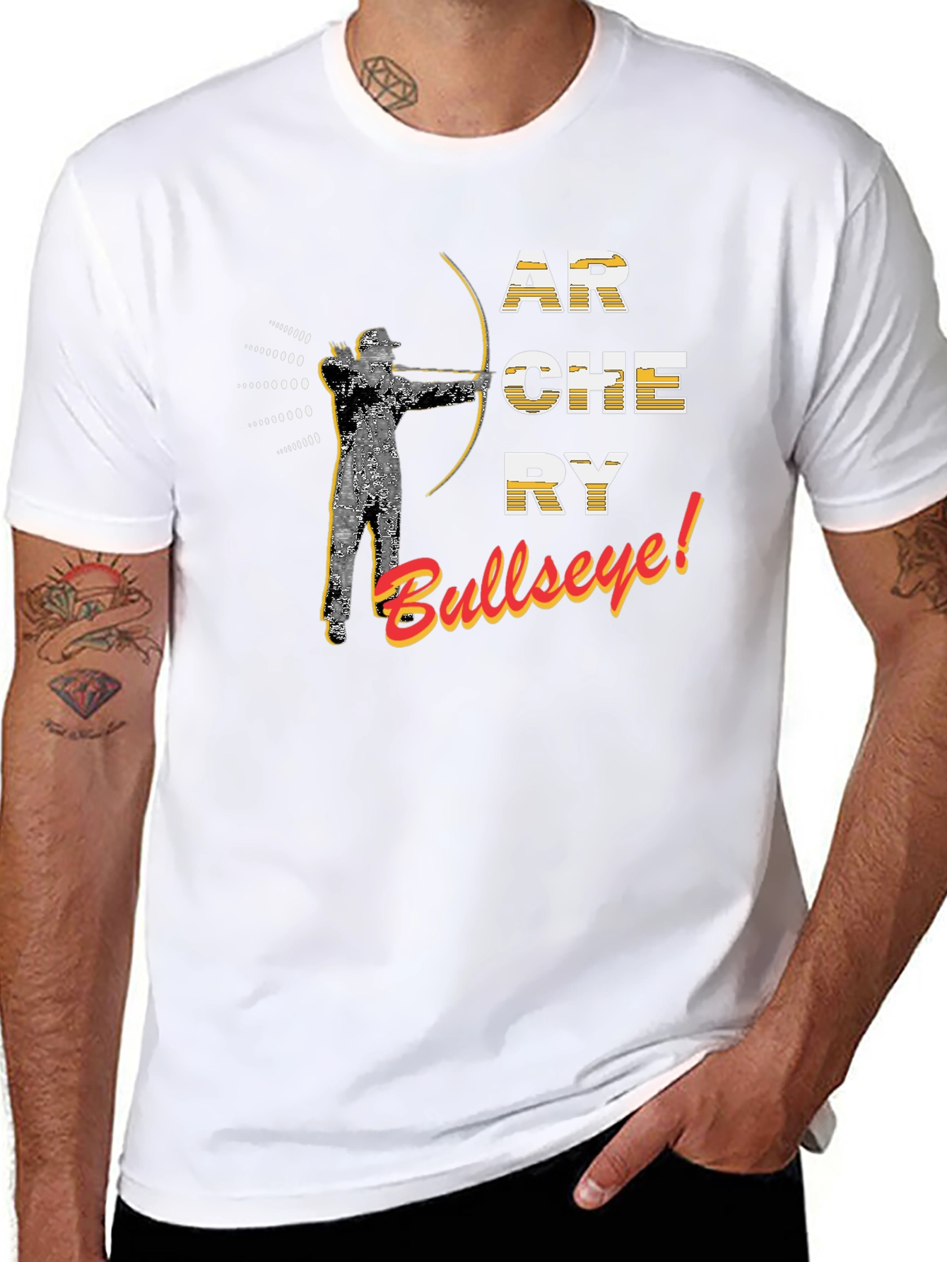 Archery Bullseye Graphic T-Shirt