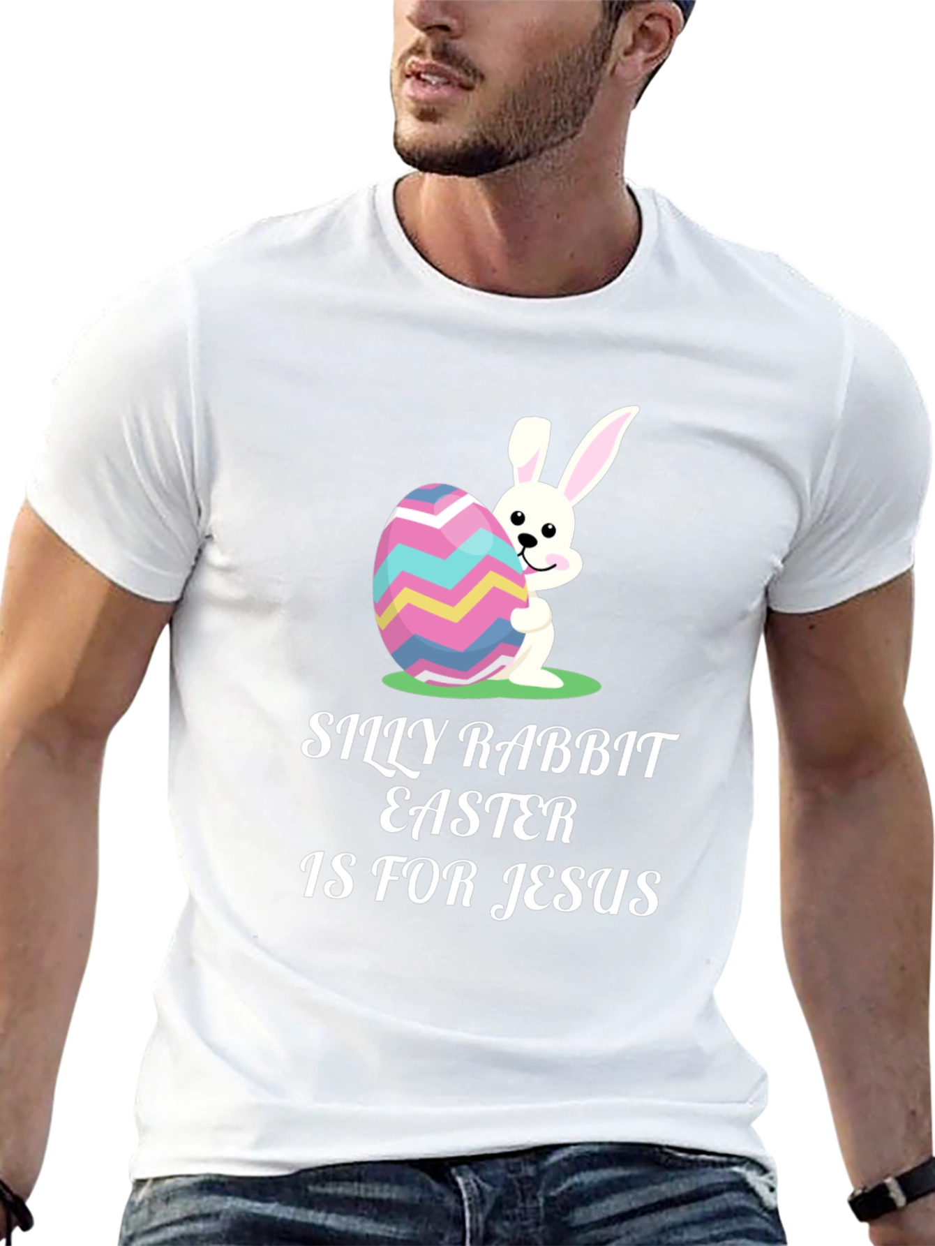 Silly Rabbit Easter Jesus Graphic Tee