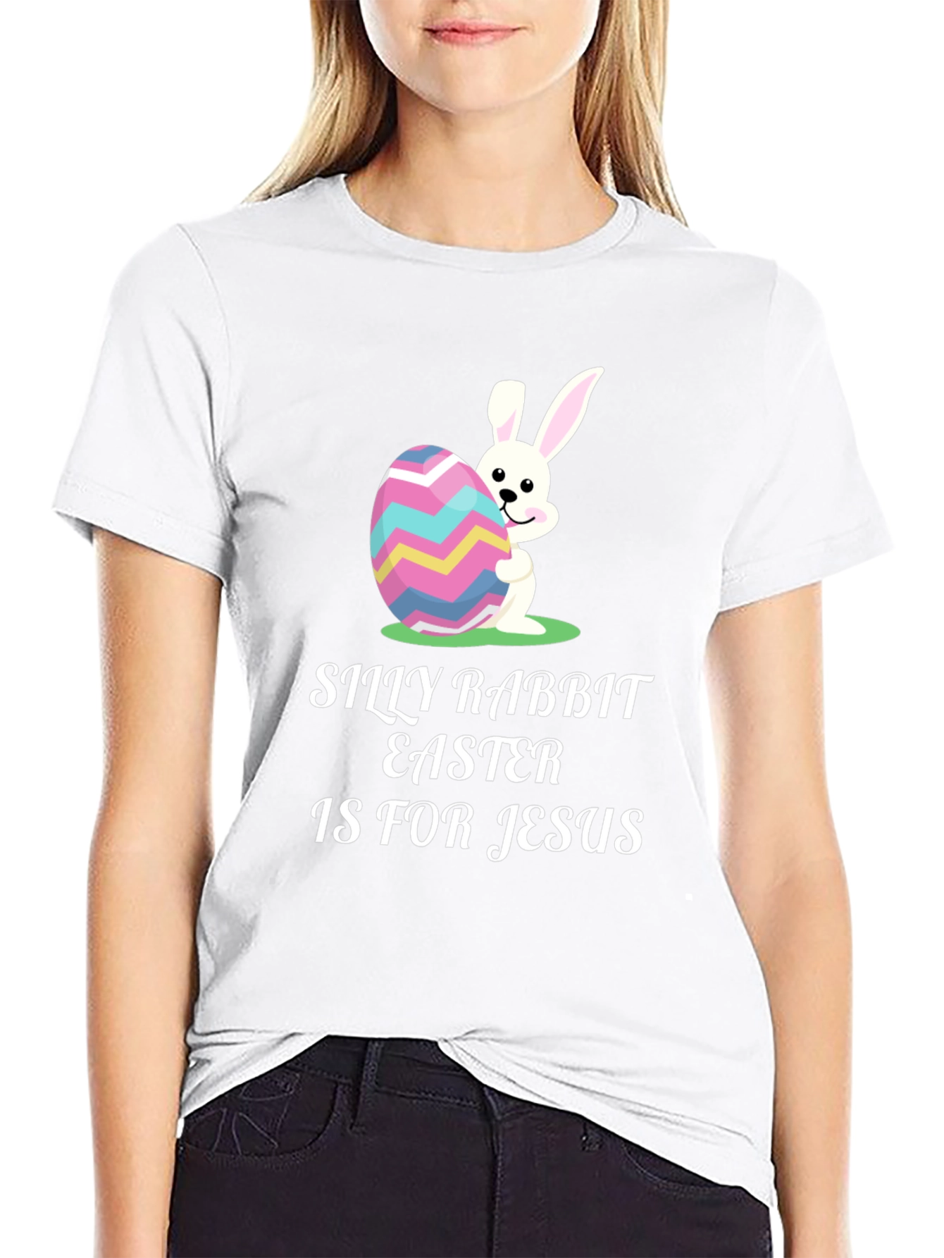 Silly Rabbit Easter Jesus Graphic Tee