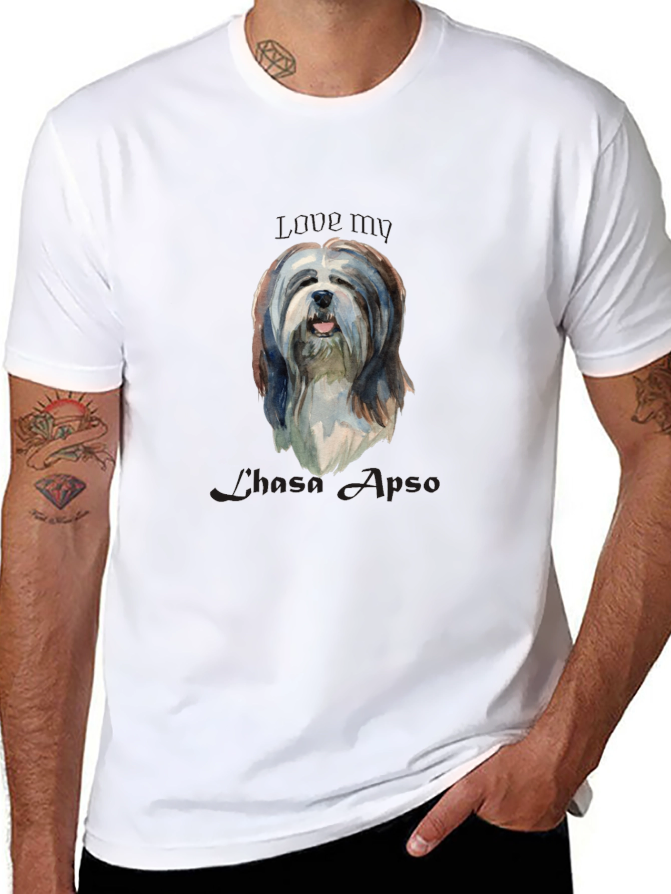 Lhasa Apso Dog T-Shirt