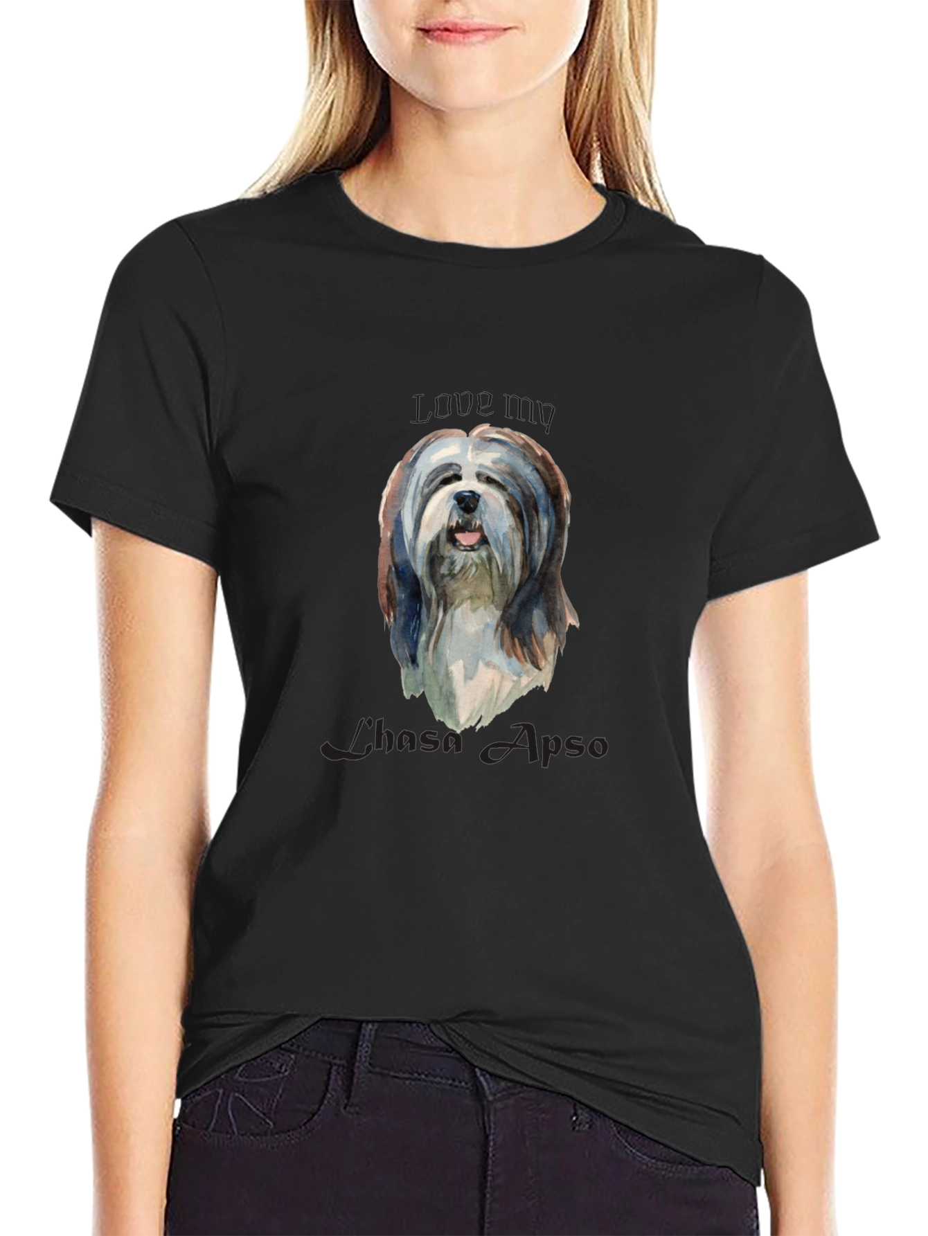 Lhasa Apso Dog T-Shirt