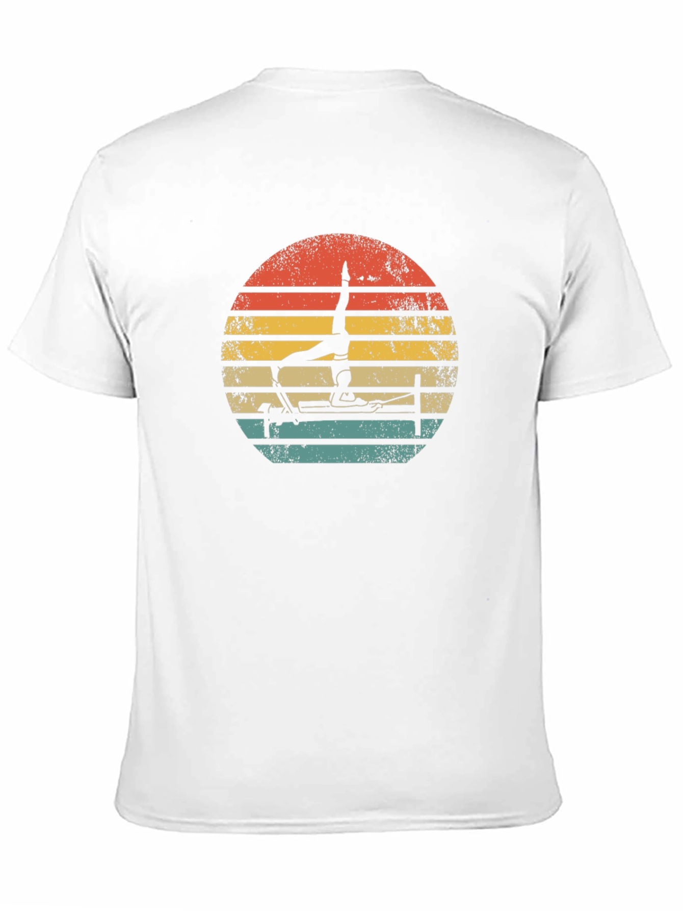 Retro Pilates Reformer Black T-Shirt