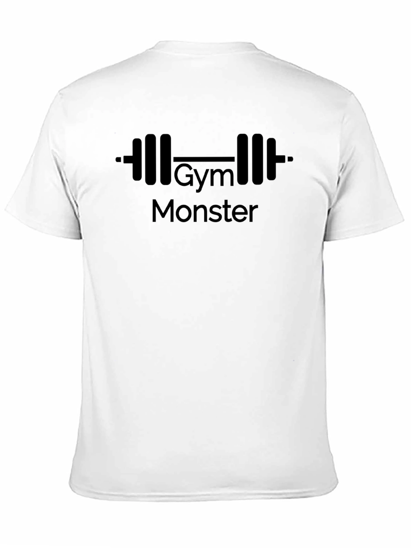 Gym Monster Graphic T-Shirt - Black