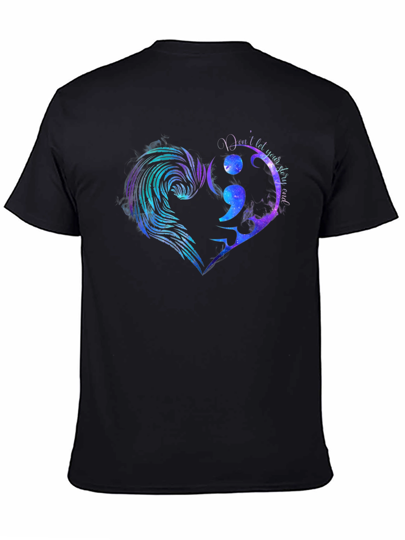 Semicolon Heart Graphic Tee - Hope & Support