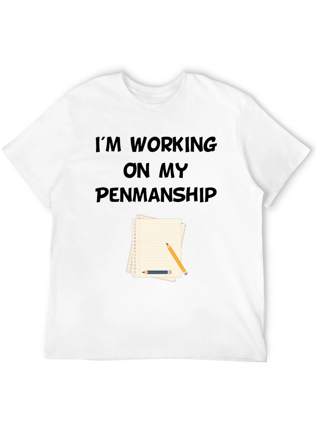 Penmanship T-Shirt - Novelty Graphic Tee