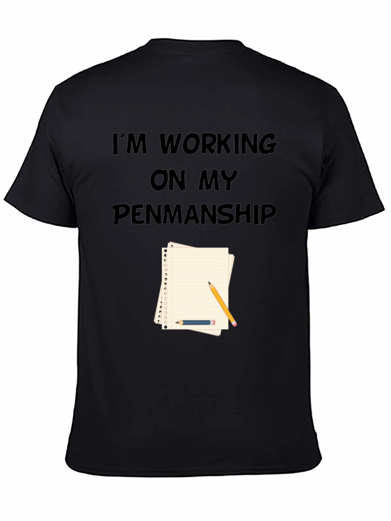 Penmanship T-Shirt - Novelty Graphic Tee