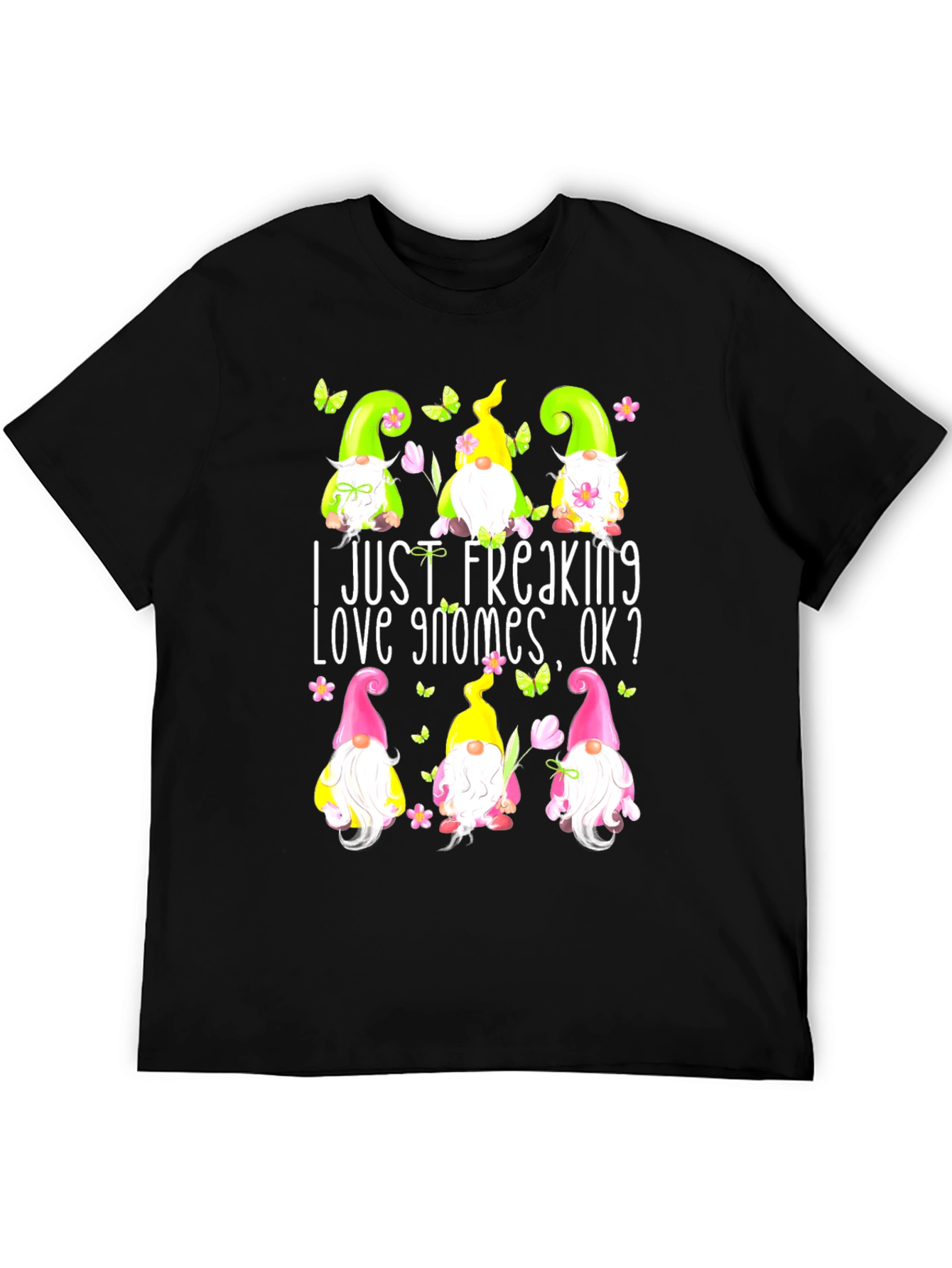 Gnome Lover T-Shirt - Whimsical Graphic Tee