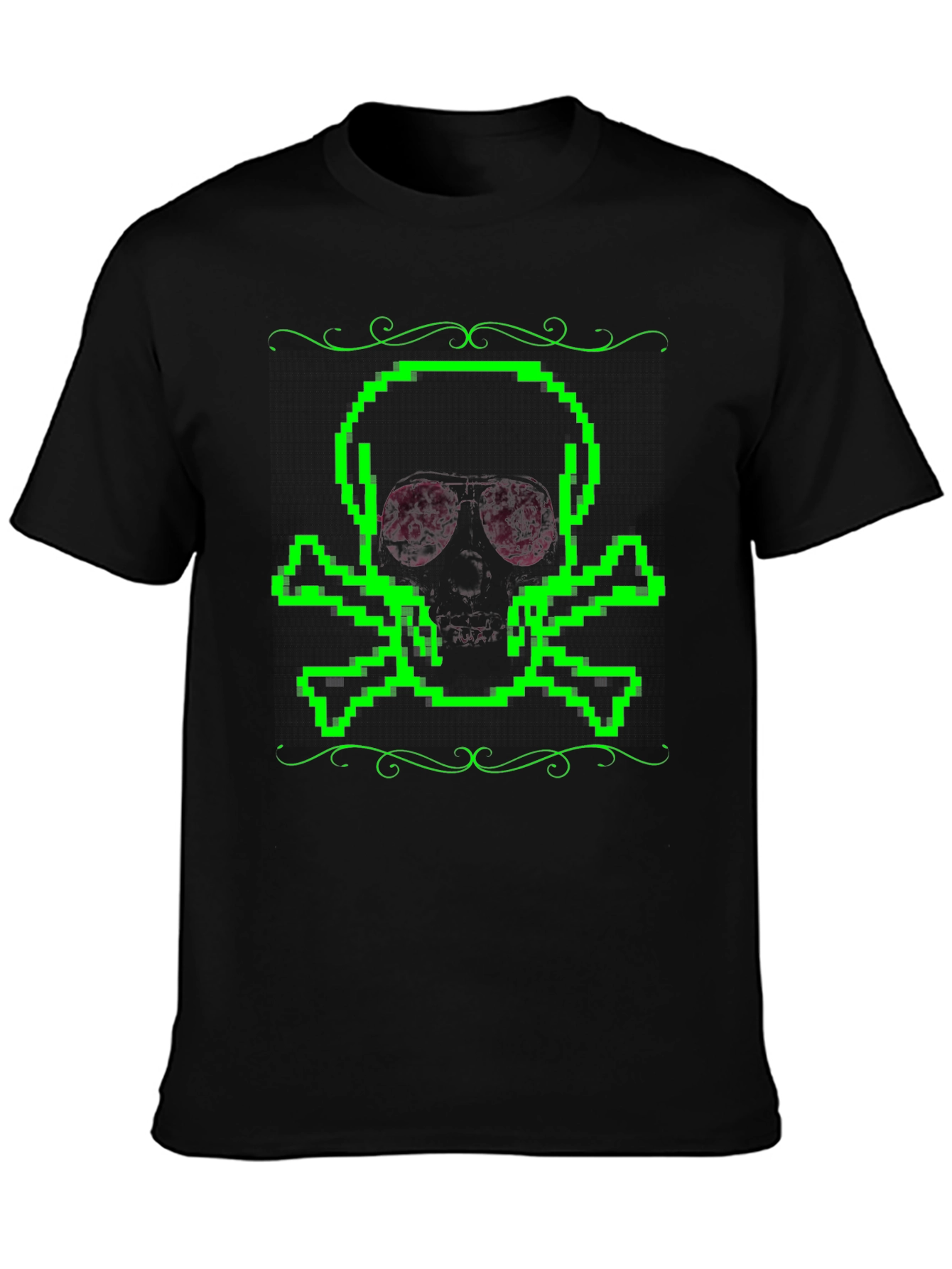 Pixel Skull T-Shirt - Gamer Style