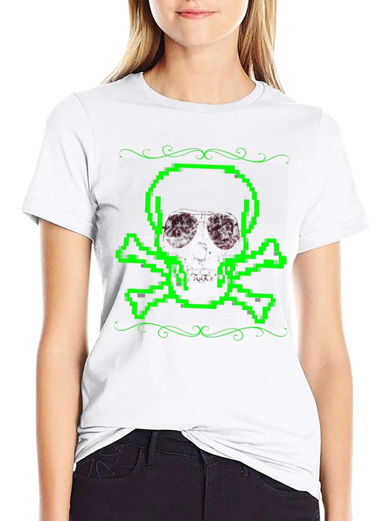 Pixel Skull T-Shirt - Gamer Style