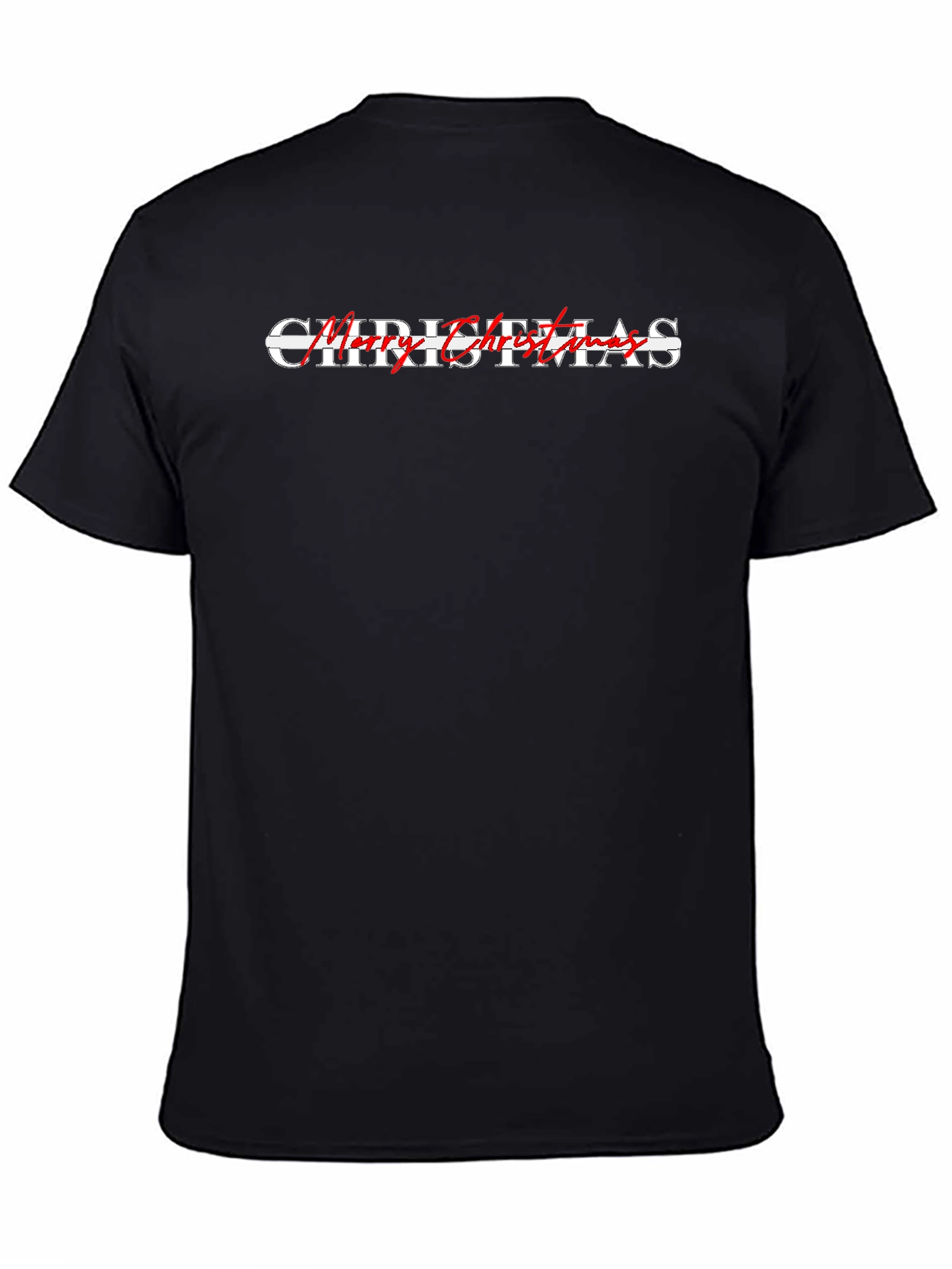 Merry Christmas Graphic Tee - Holiday Festive Top